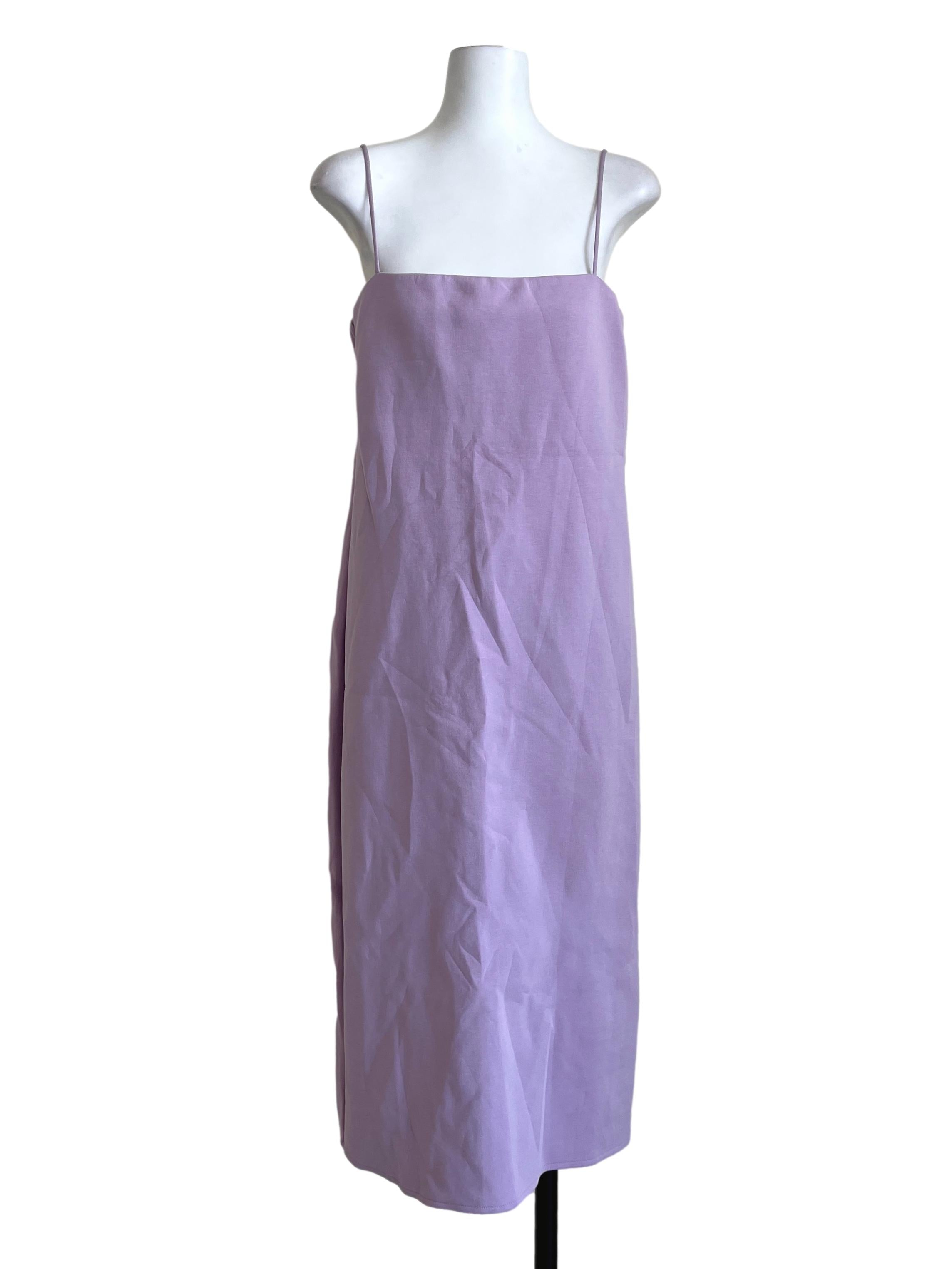 Lavender Purple Square Tunic Dress LB