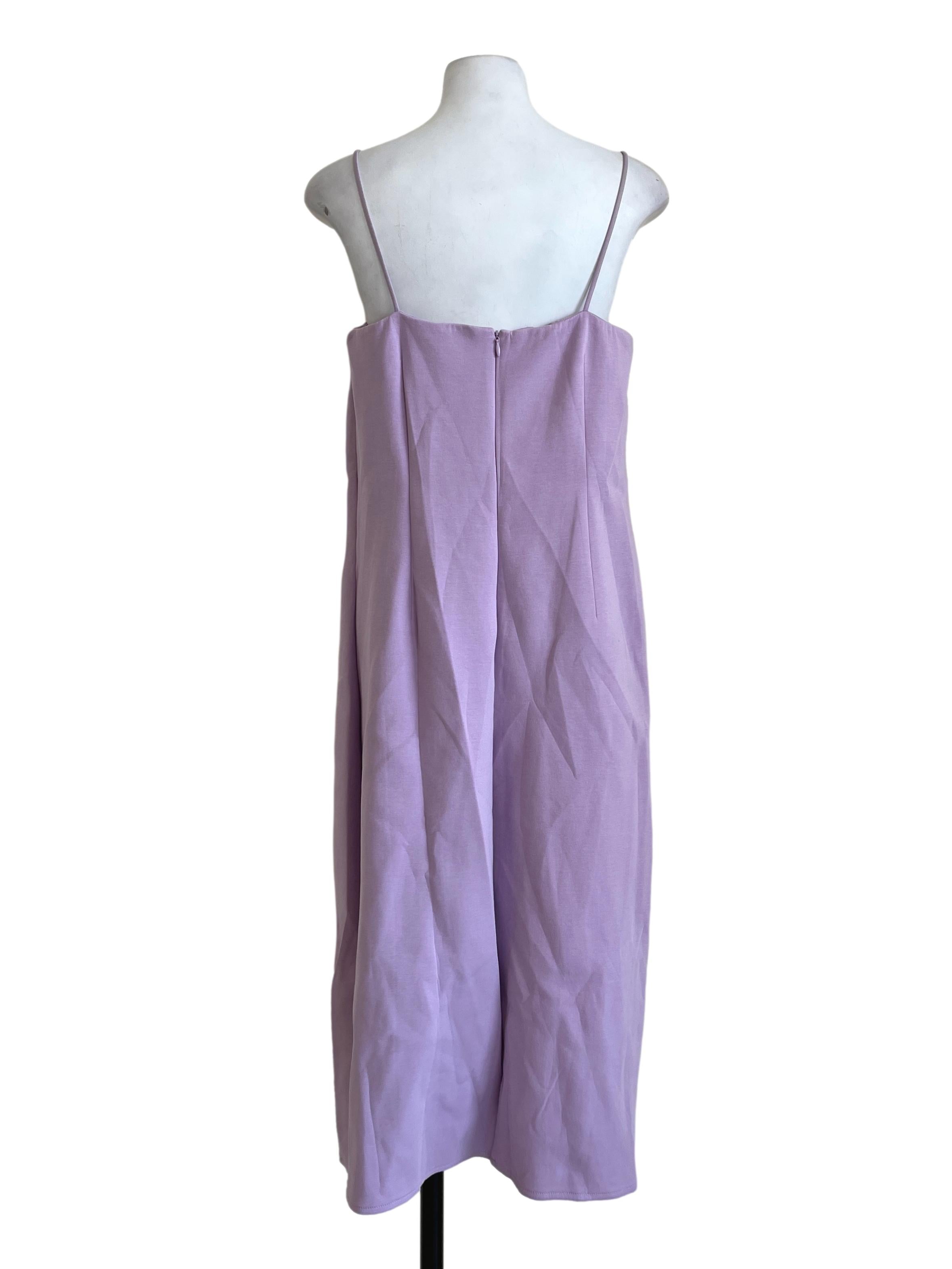 Lavender Purple Square Tunic Dress LB