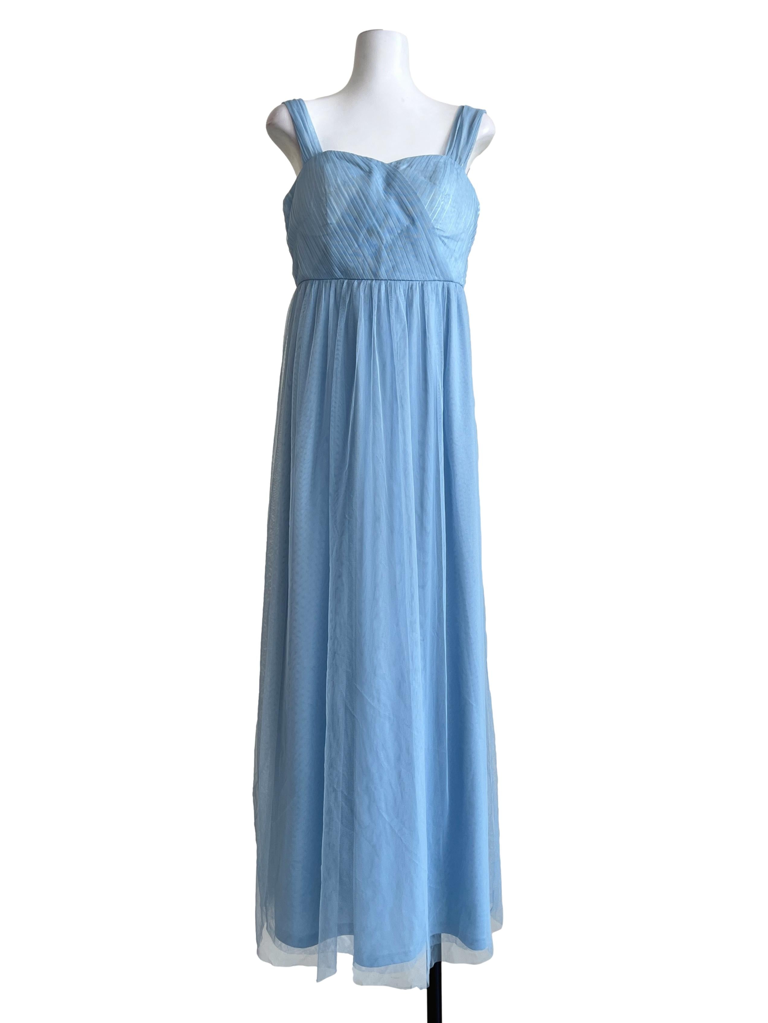 Sky Blue Sweetheart A-Line Dress TEM