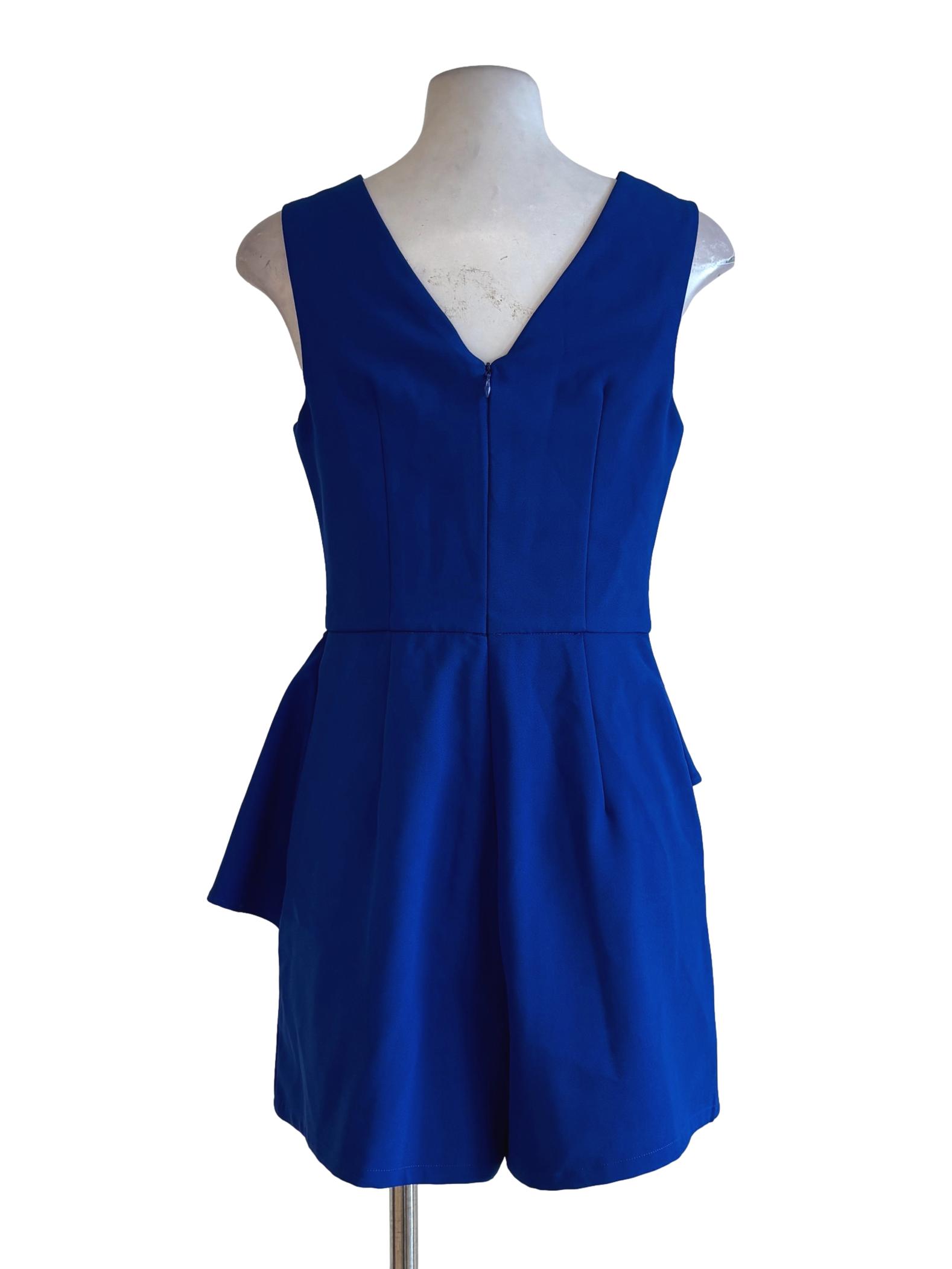 Pure Blue Sleeveless Rompers LB
