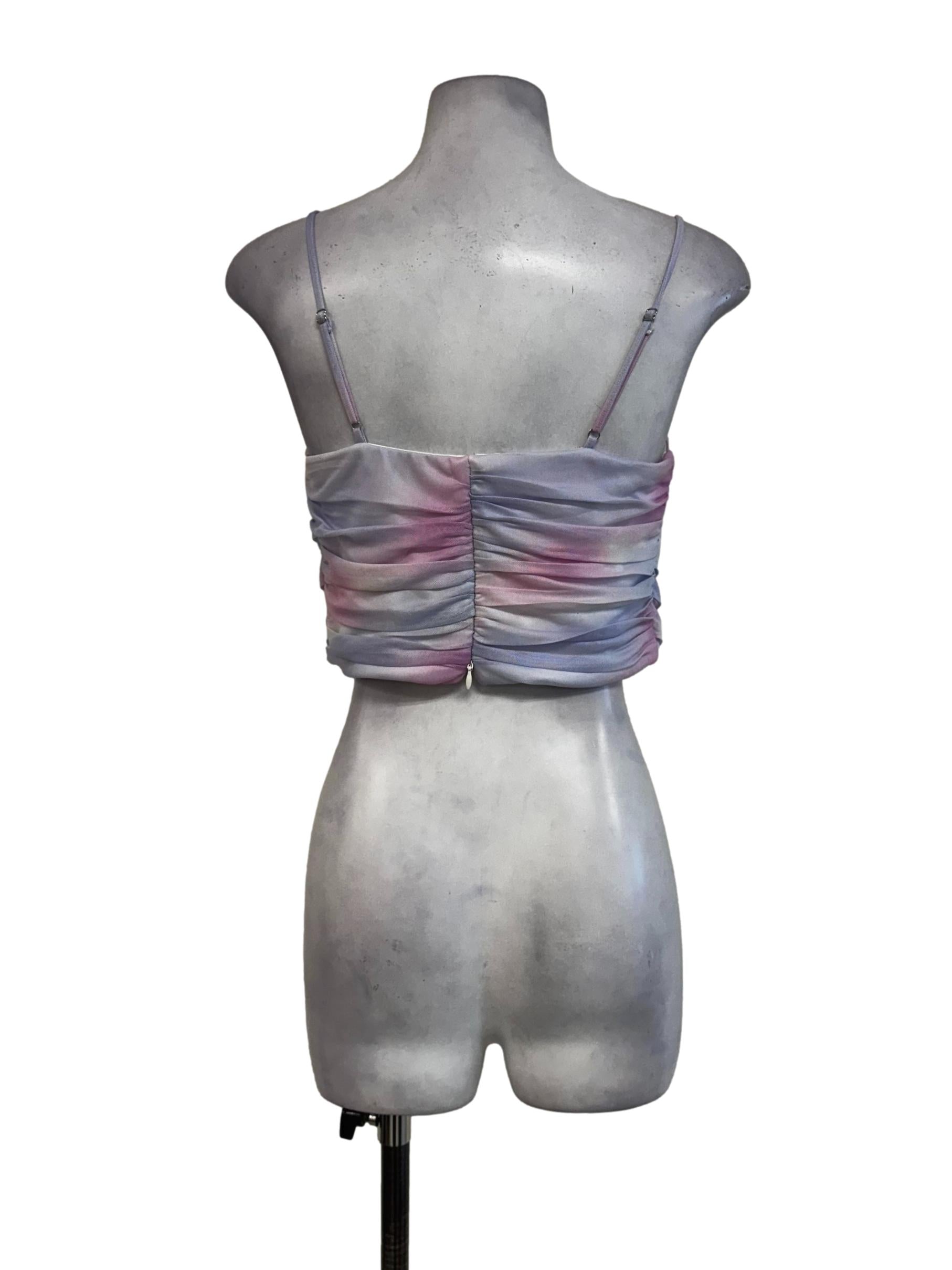 Purple Pastel Padded Sleeveless Top