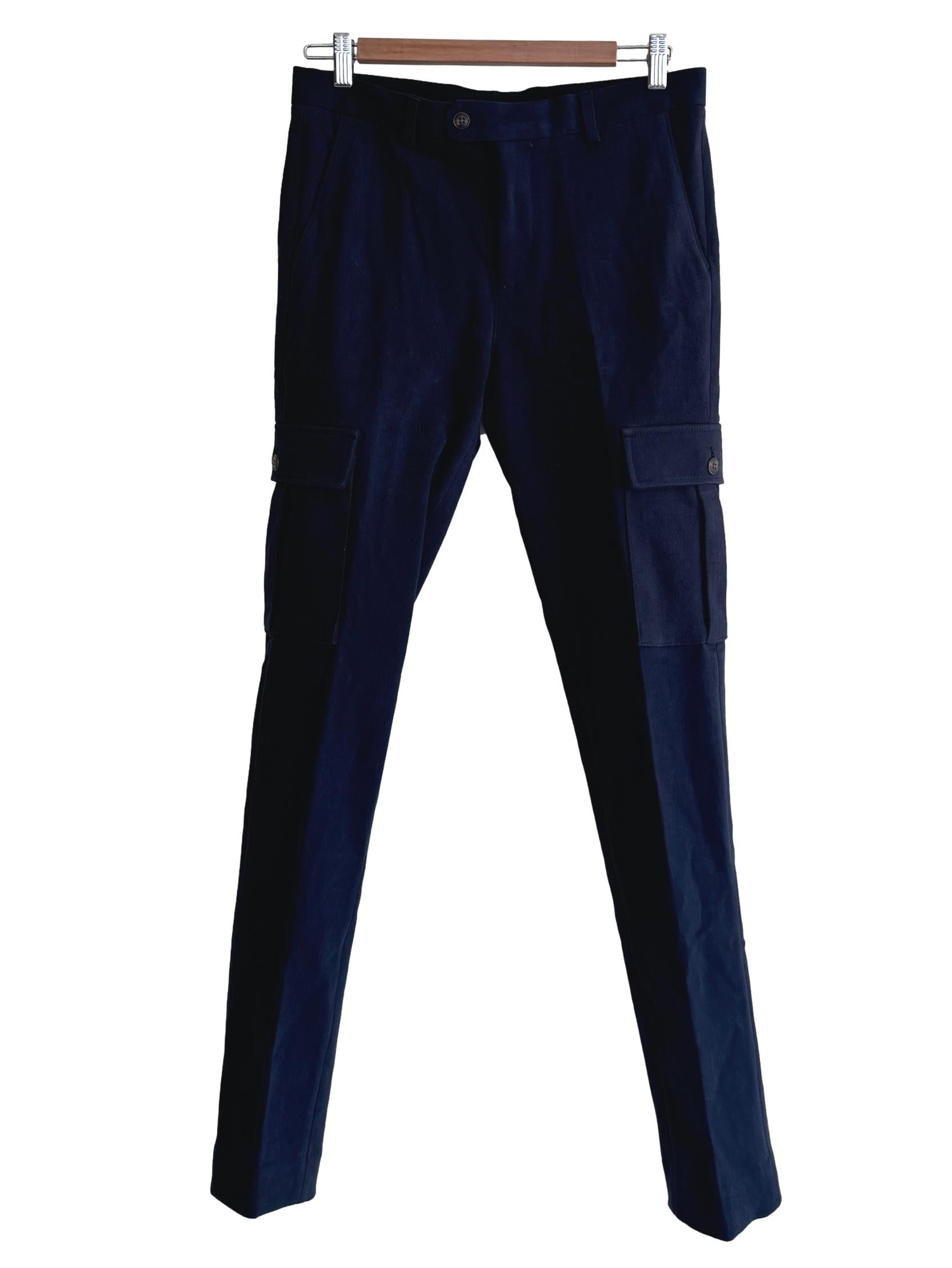 Navy Blue Cargo Pants