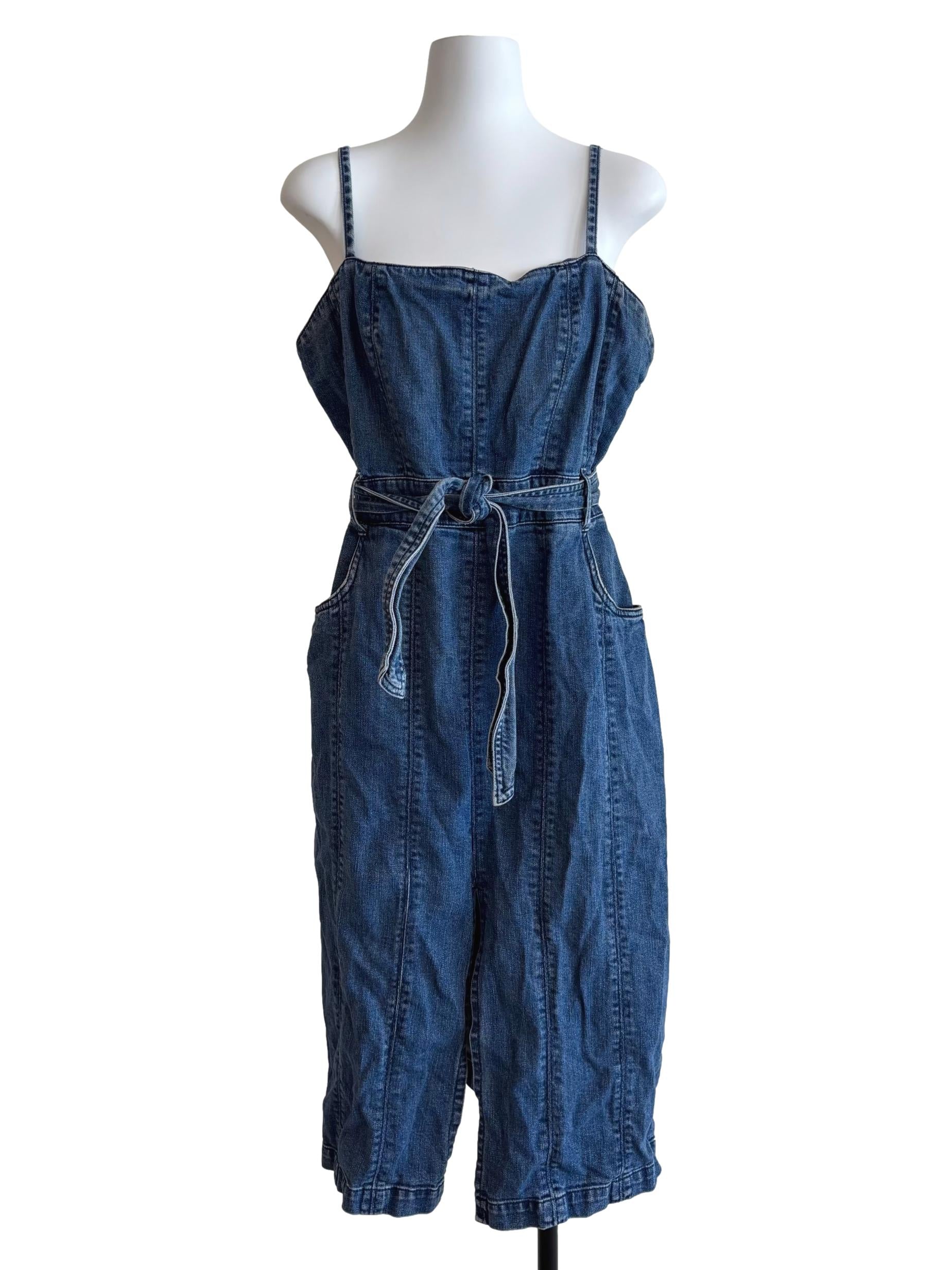 Blue Midi Denim Dress