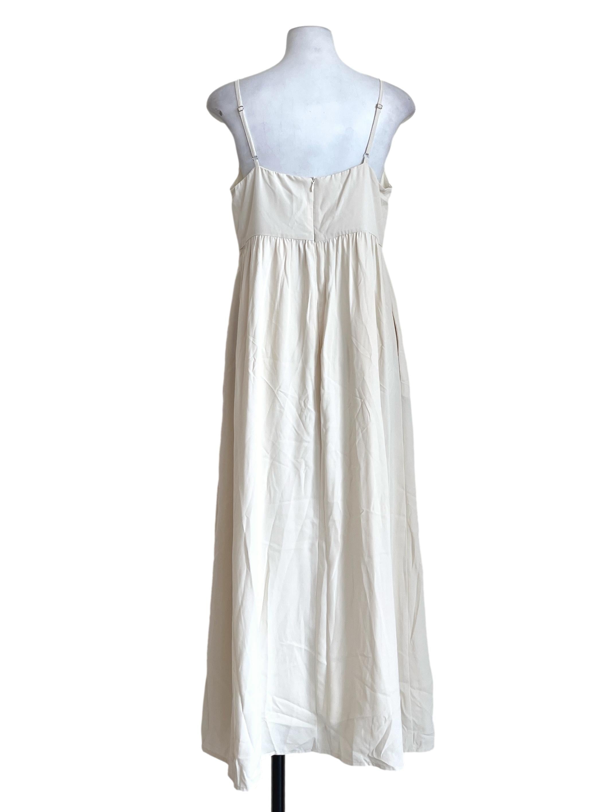 Cream White Sweetheart A-Line Dress