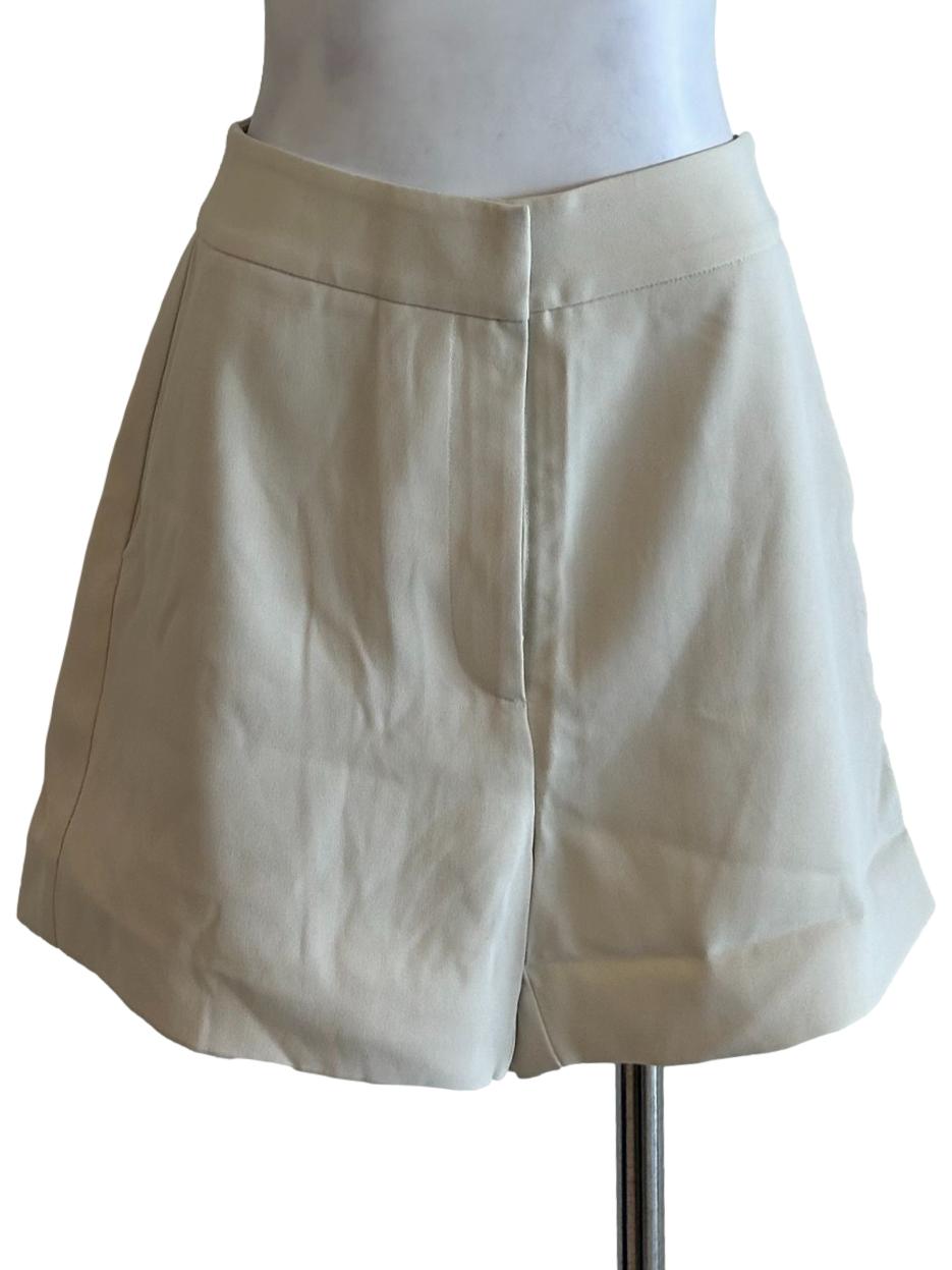 Cream High-Waisted Shorts OSN
