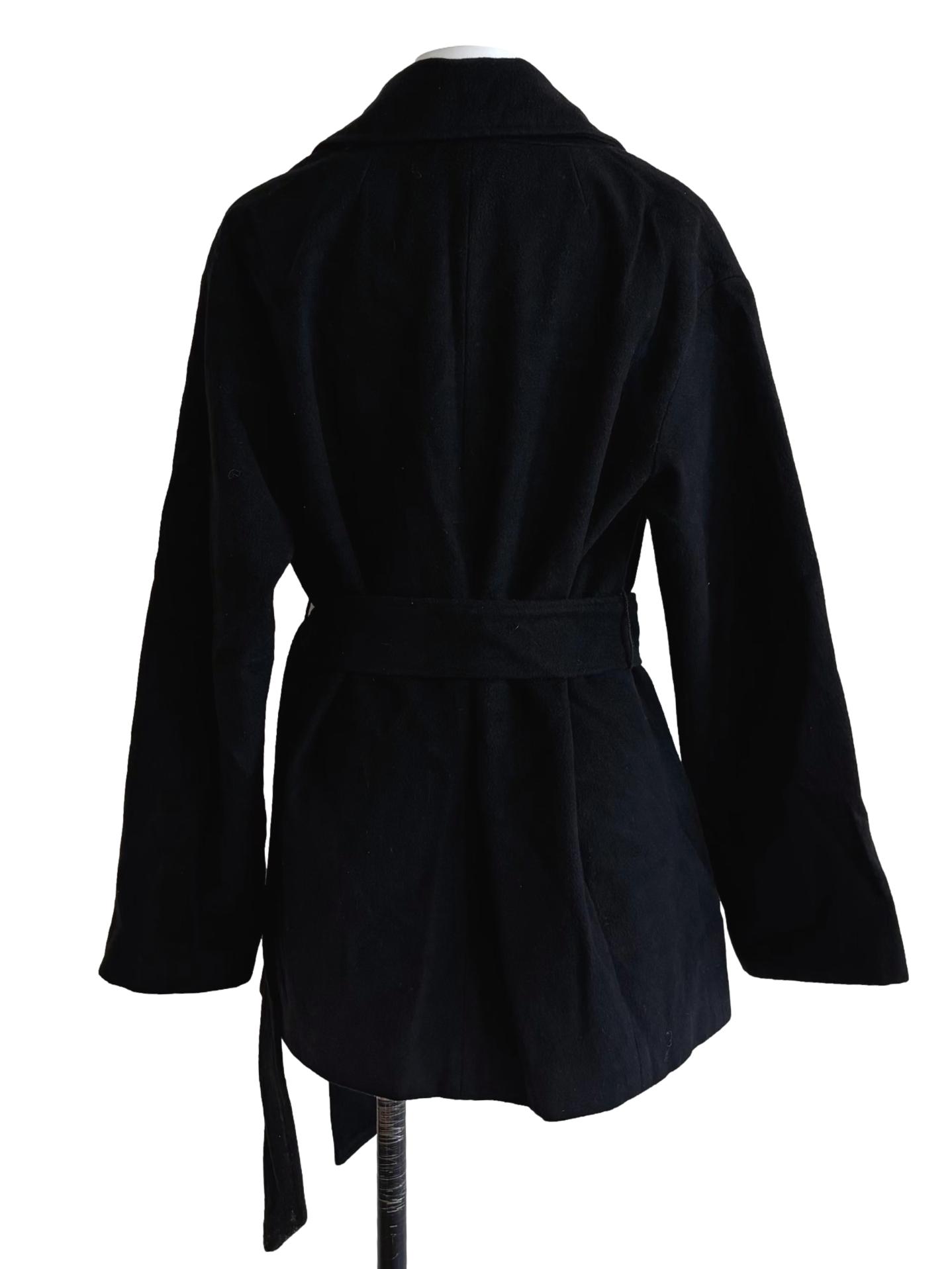 Onyx Black Wool Jacket