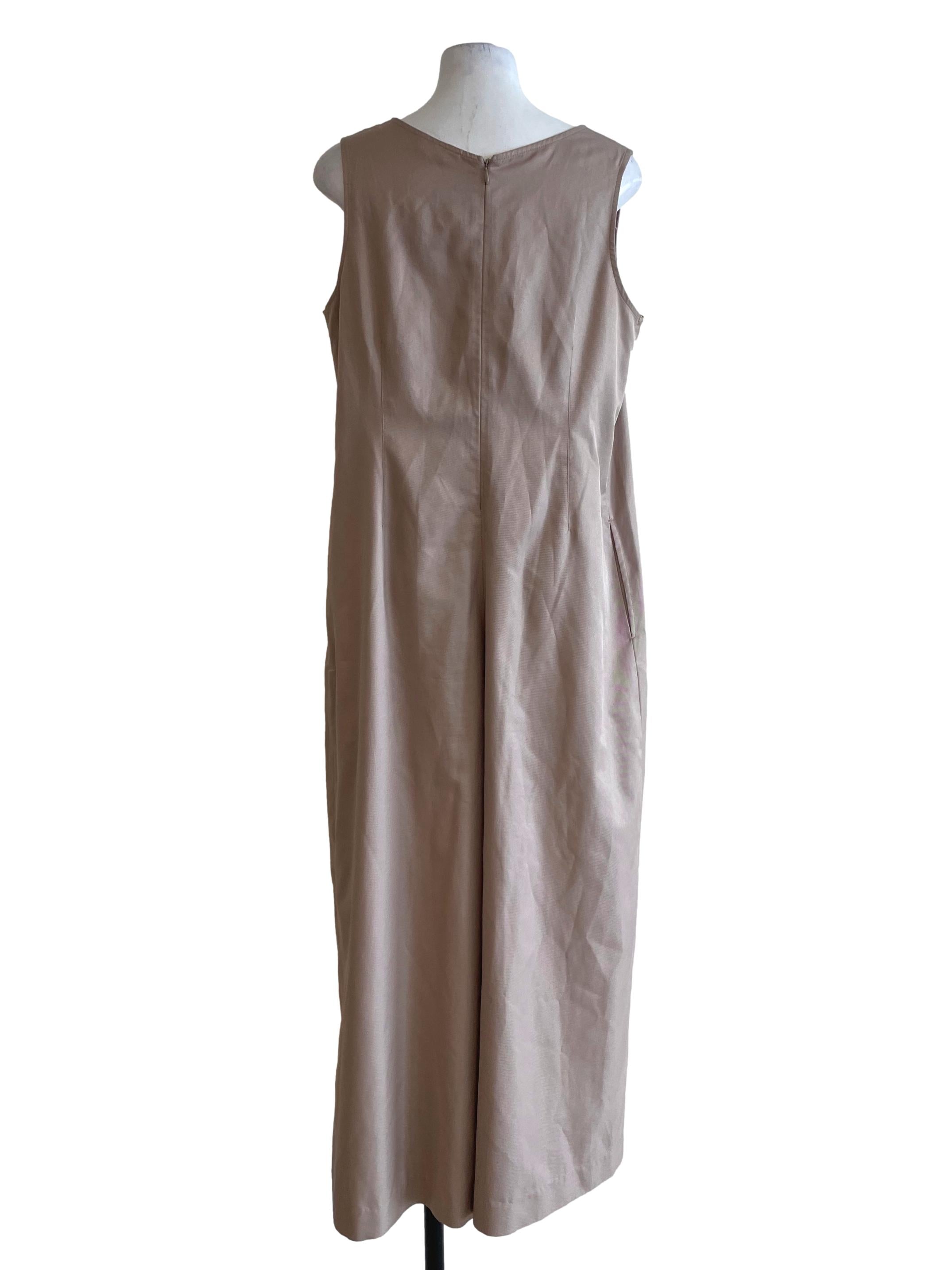 Peanut Brown Plain Jumpsuits