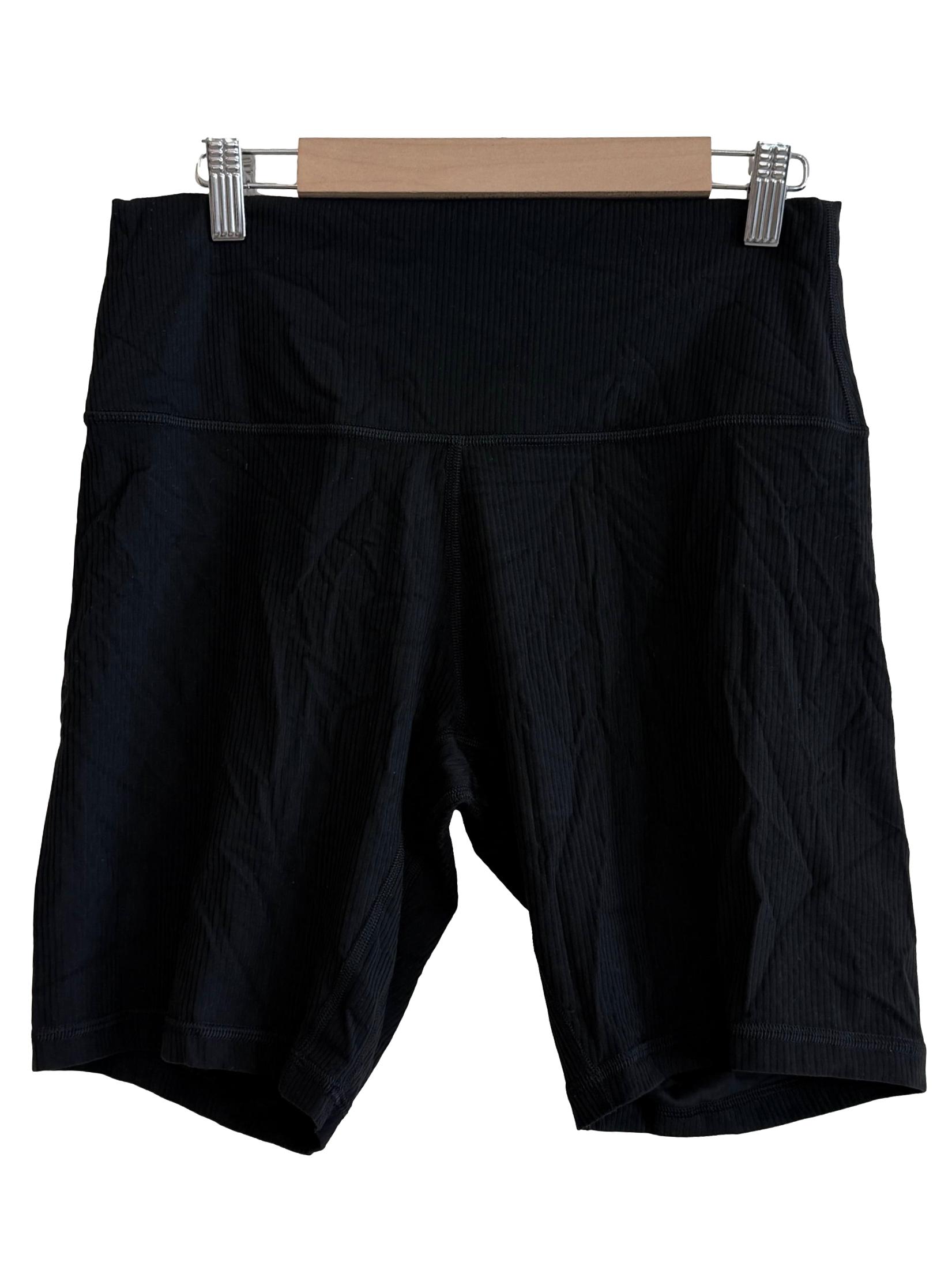 Black High Waist Shorts