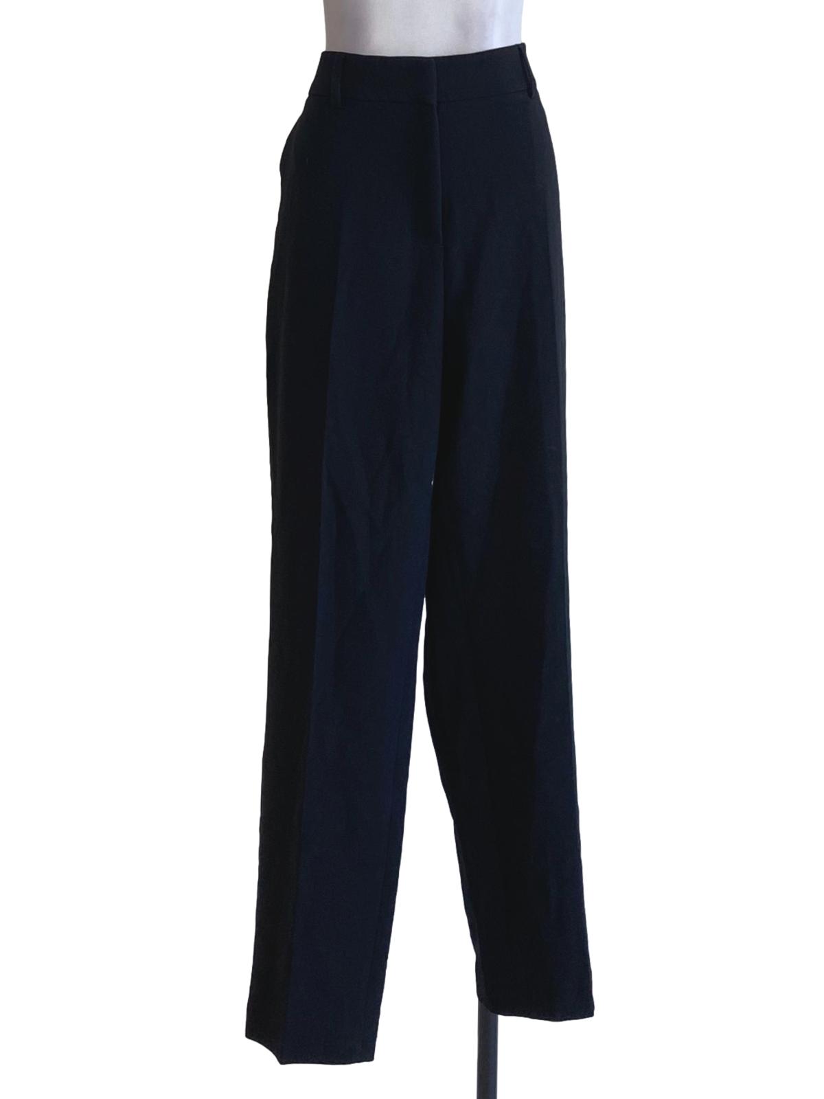 Jet Black Fit Regular Loose Pants