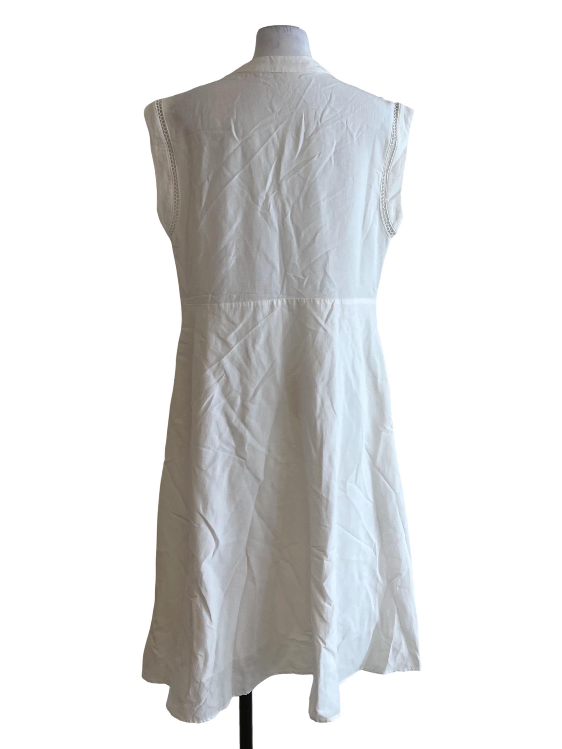 White Button Up Dress