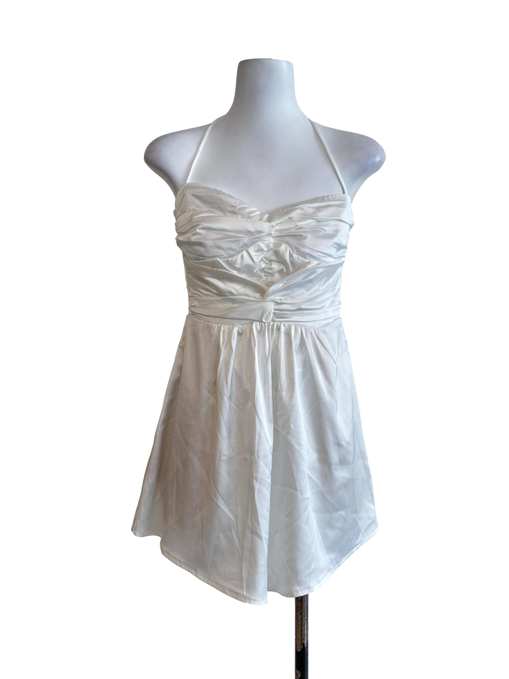 White Plain Rompers
