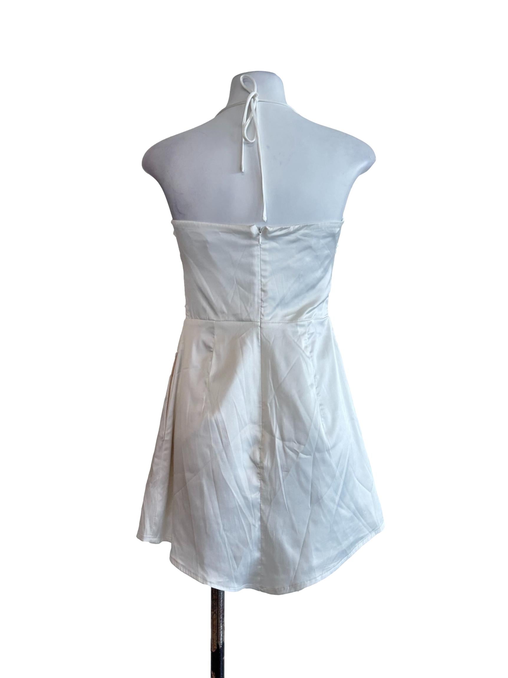 White Plain Rompers