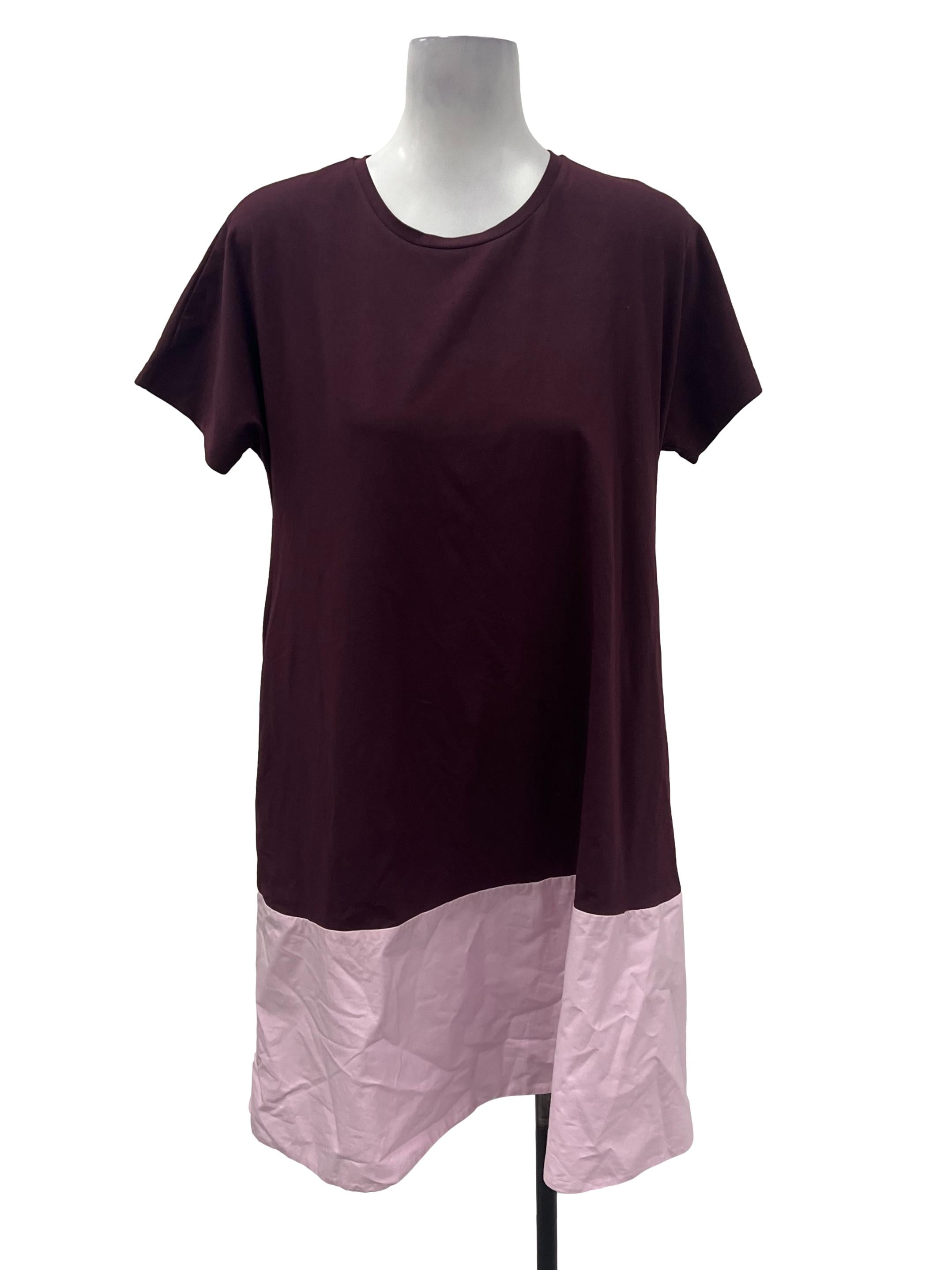 COS Maroon Two Tone Dress 