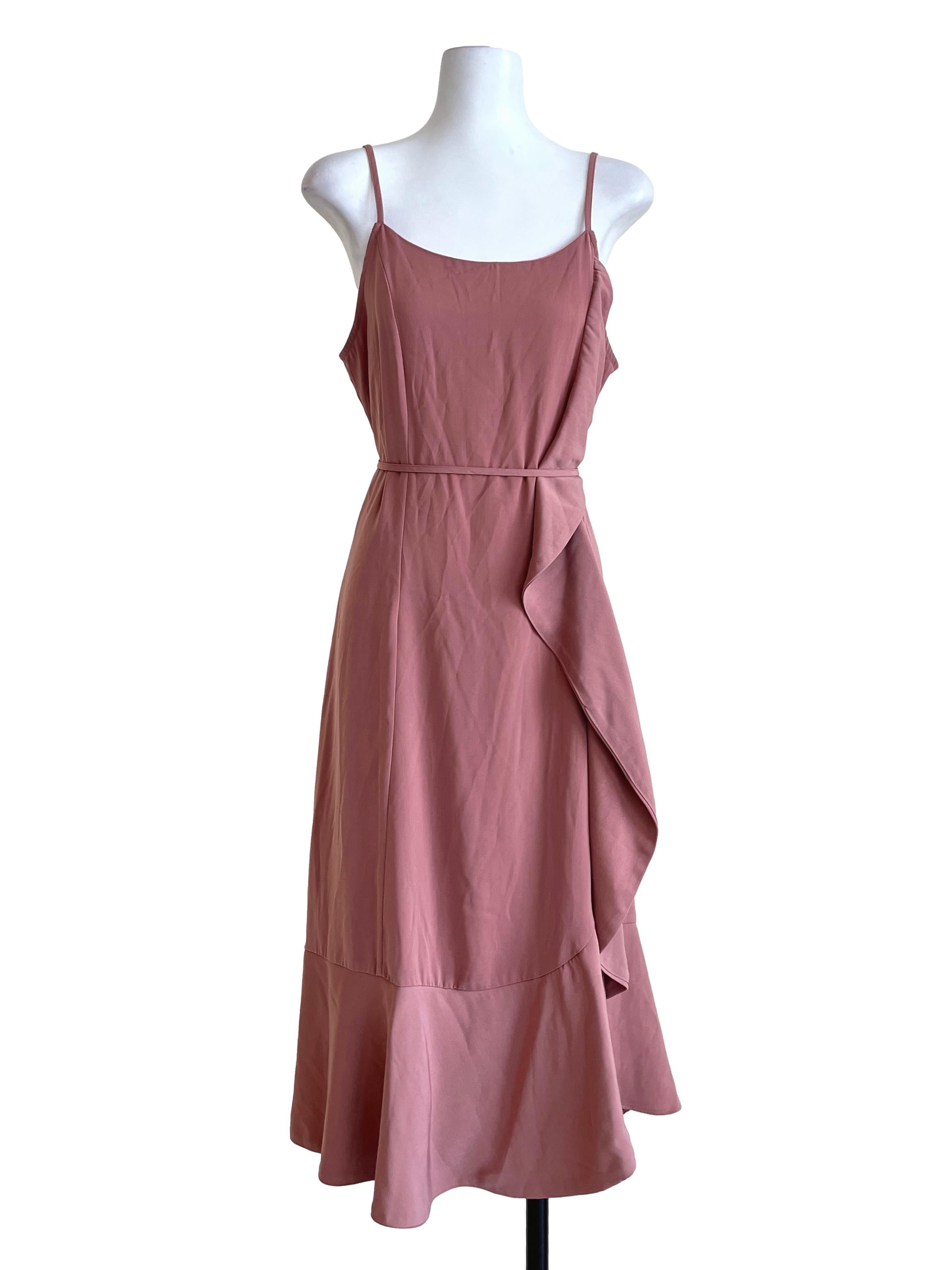Rouge Pink A-Line Dress TWL