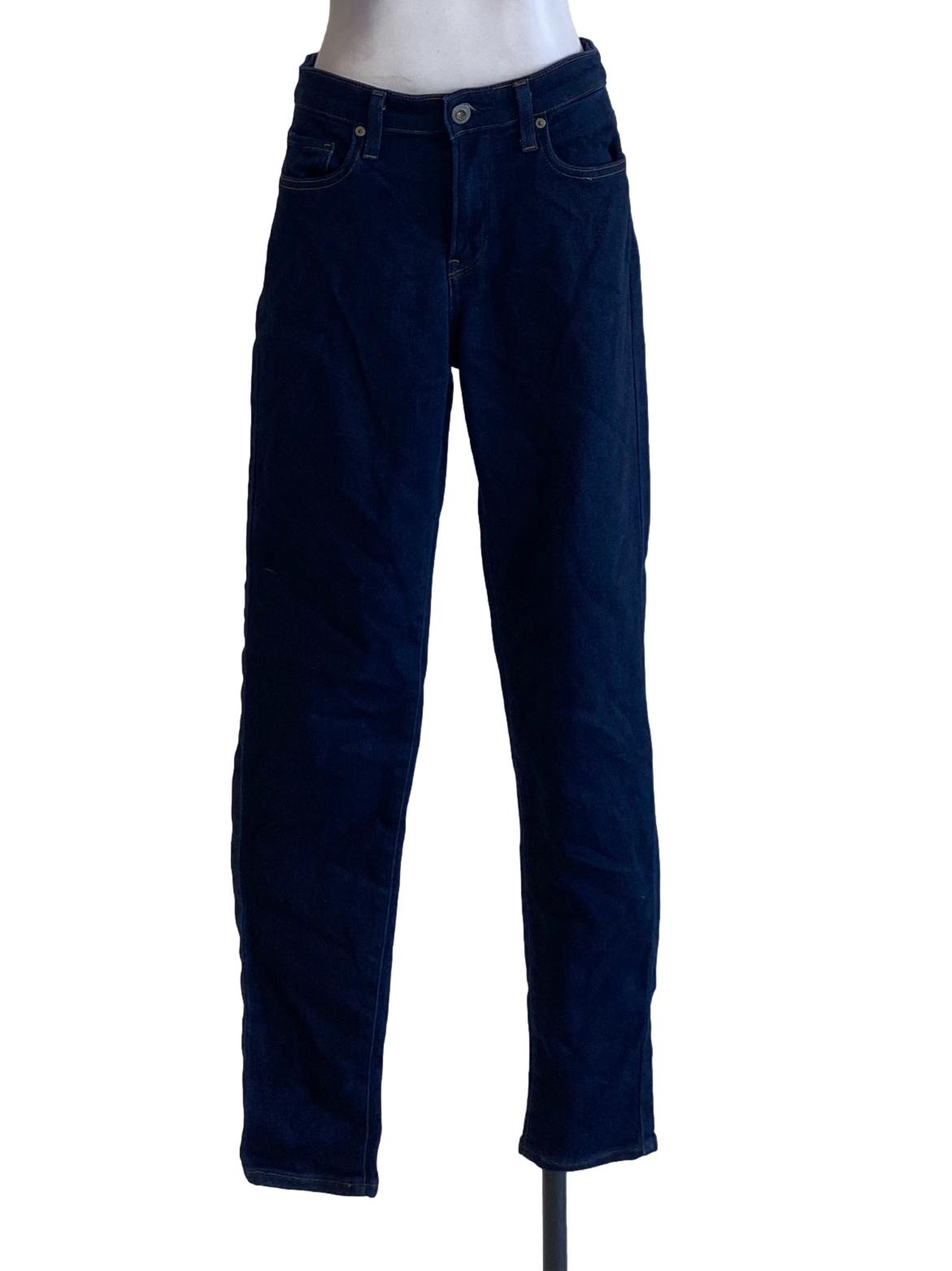 Dark Denim Blue Slim Fit Jeans