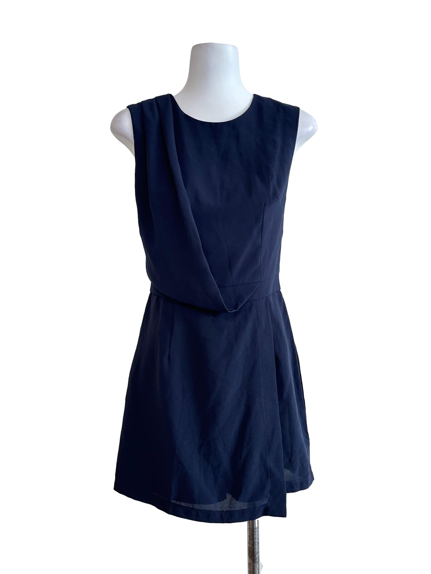 Navy Blue Plain Rompers