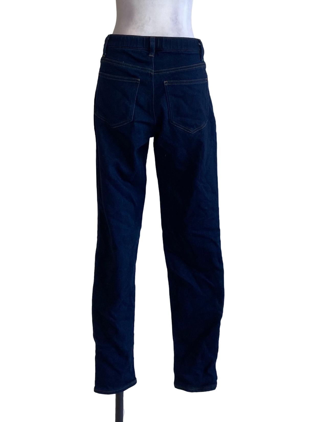 Dark Denim Blue Slim Fit Jeans