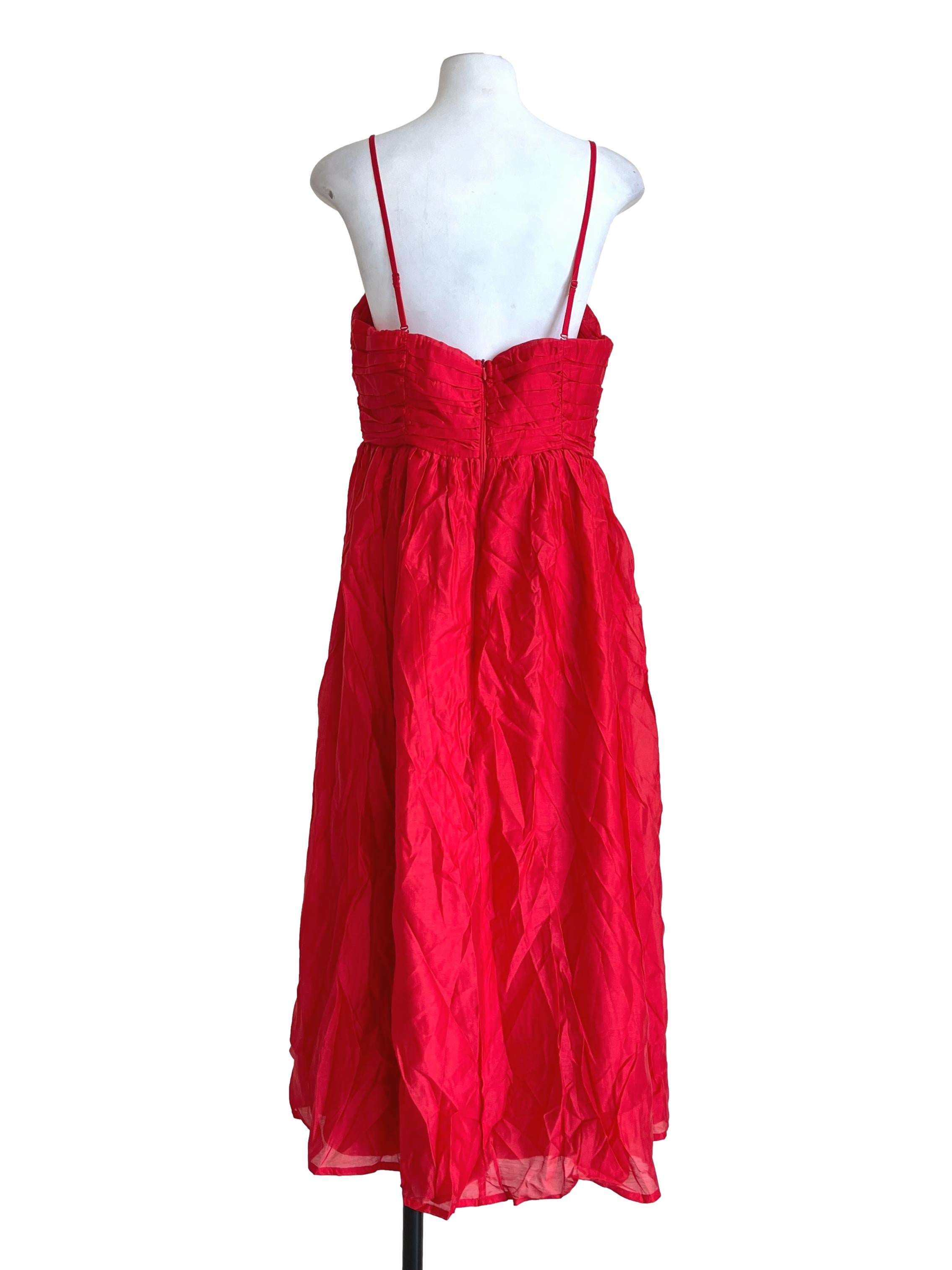 Red Chilli Spaghetti A-Line Dress
