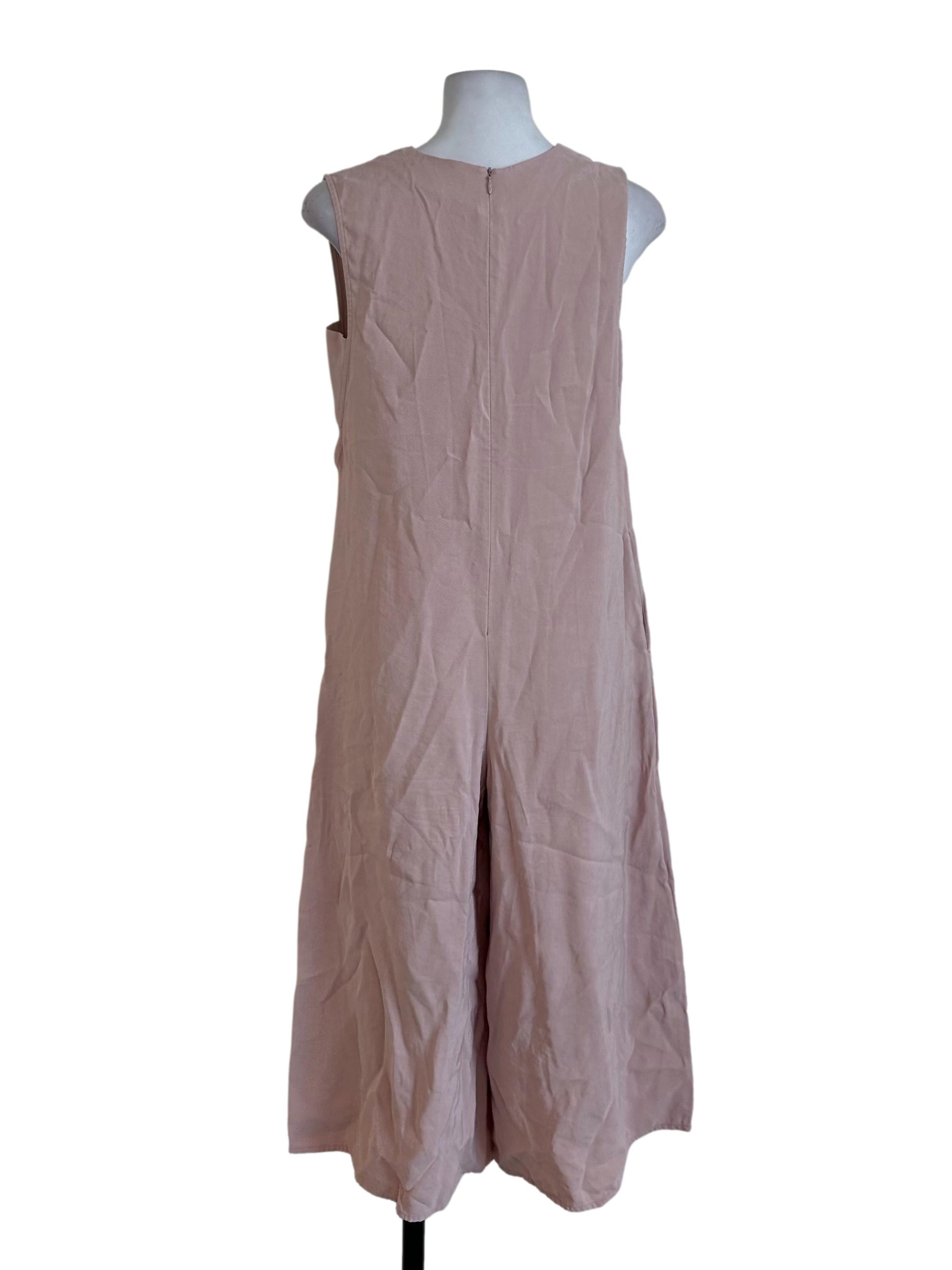 Light Pink V Neck Jumpsuit