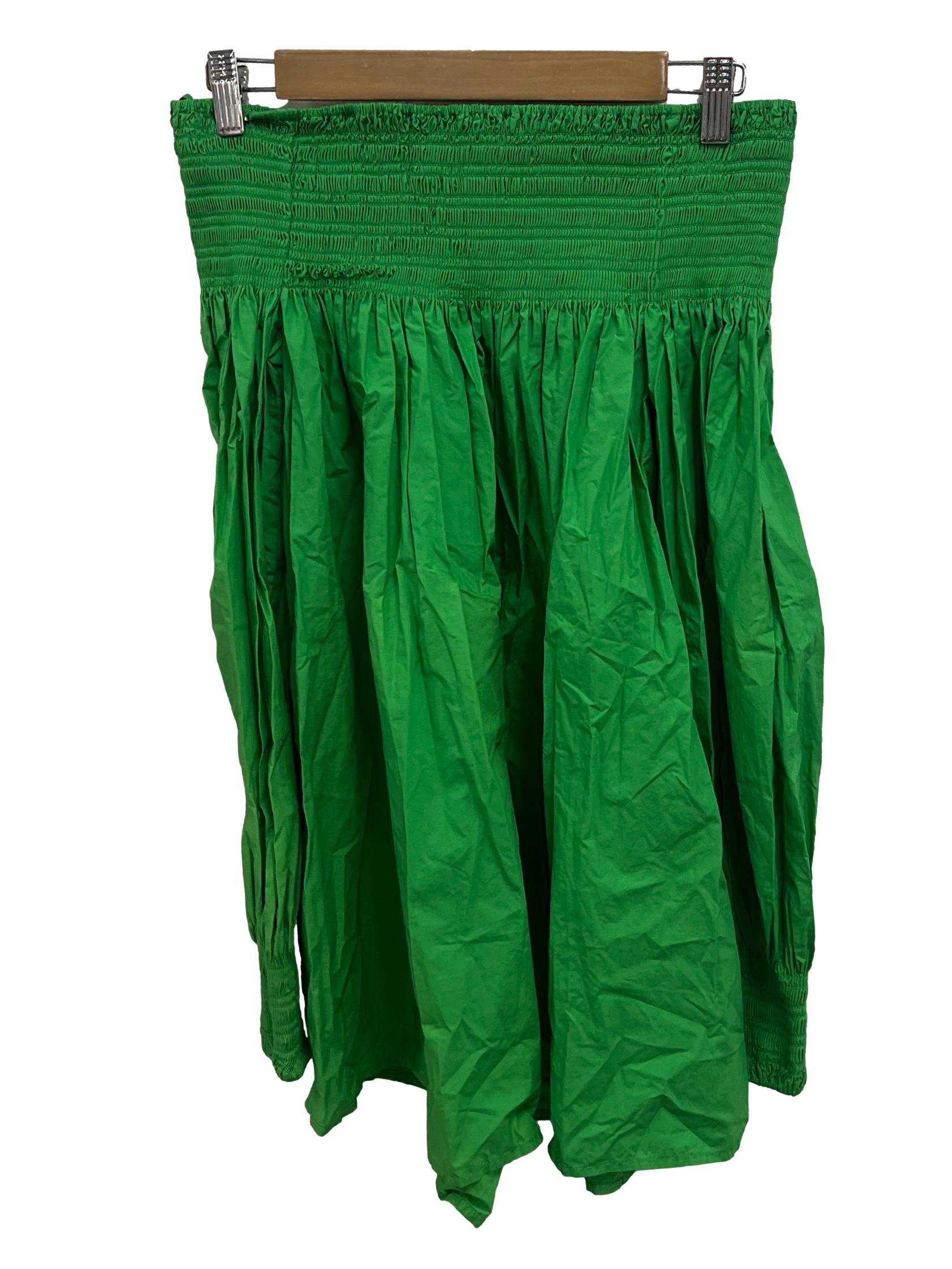 COS Serpen Green Off Shoulder Top 