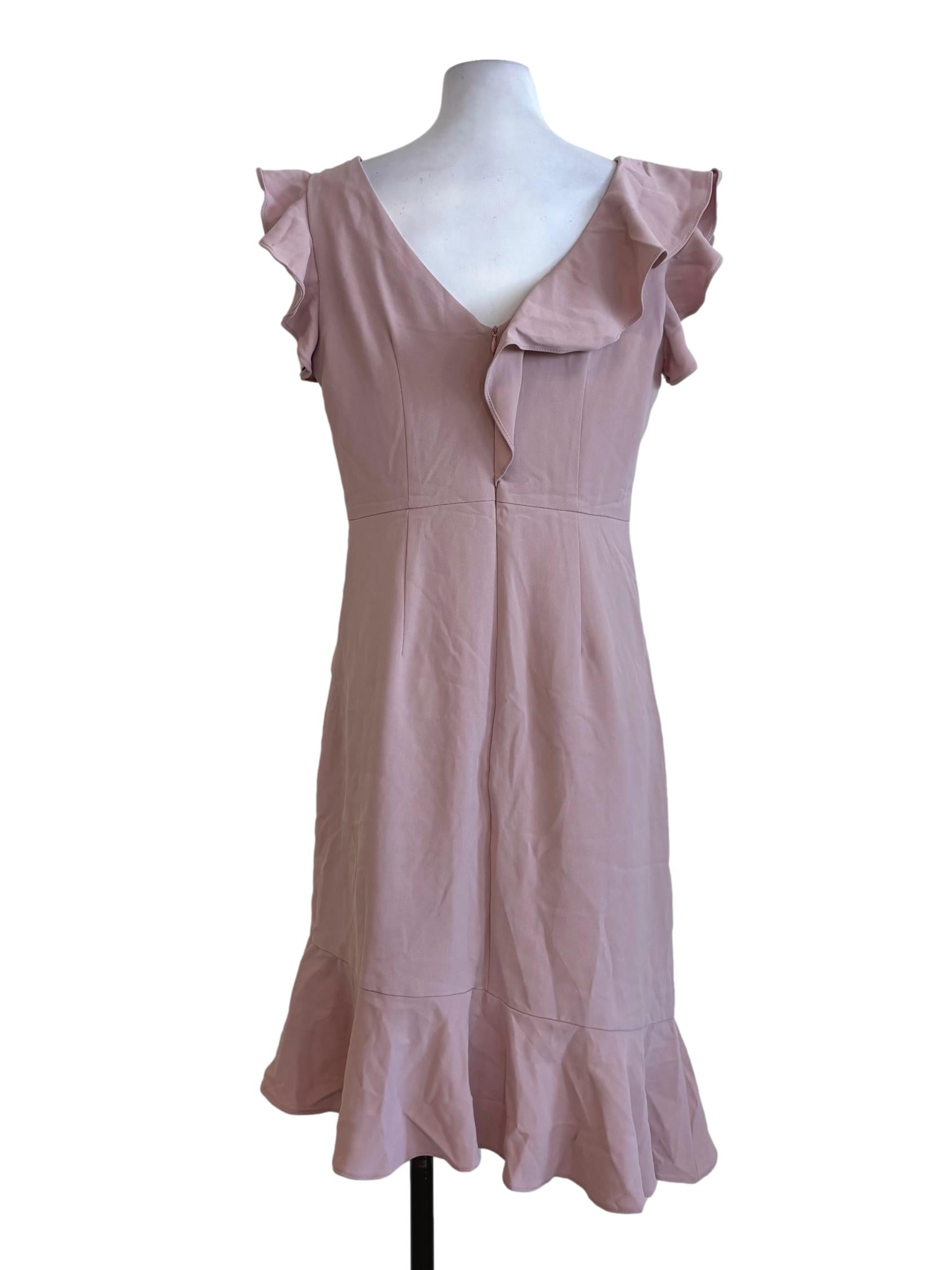 Nude Pink Flowy Dress