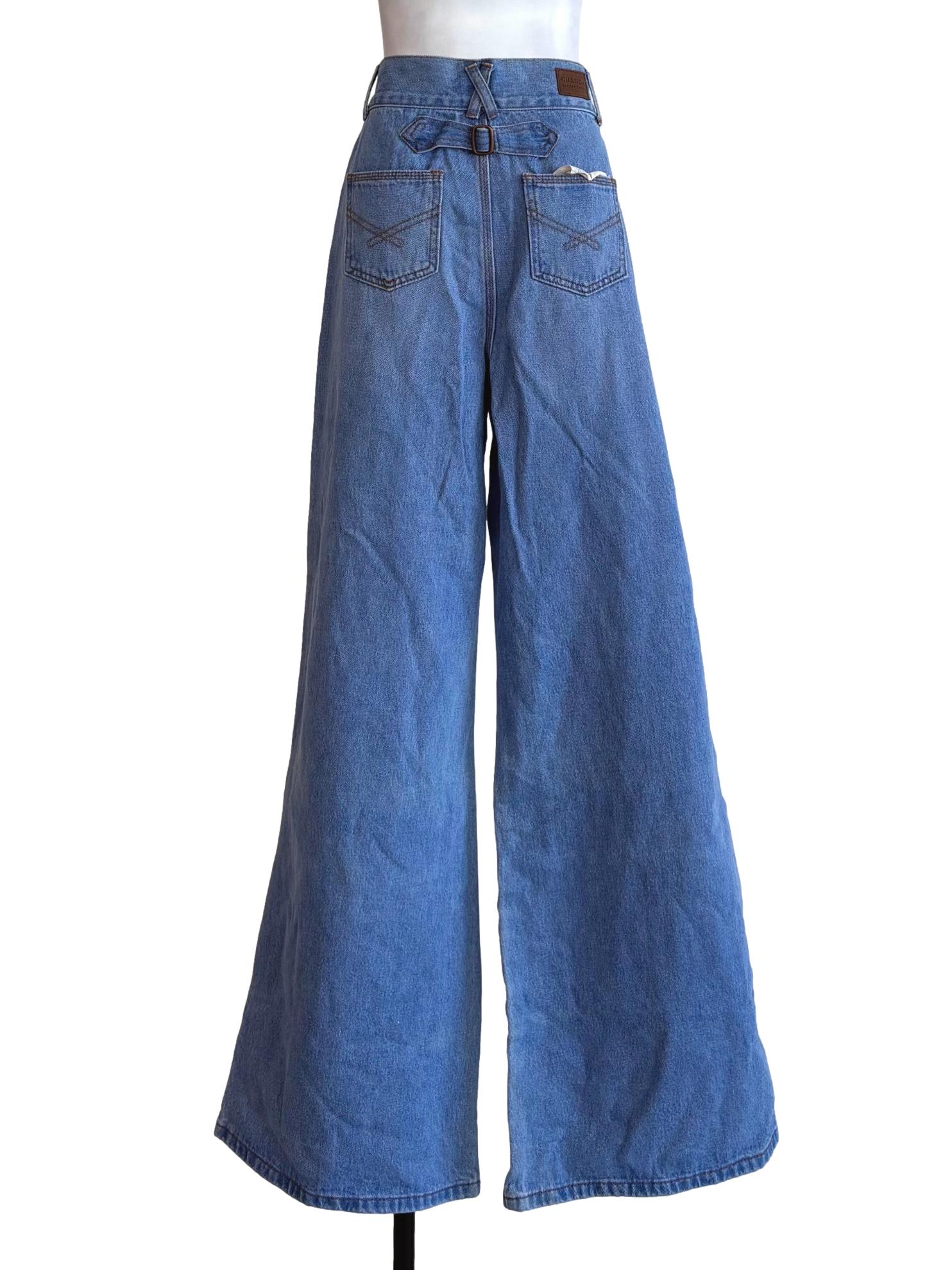 Light Blue Wide Leg Jeans