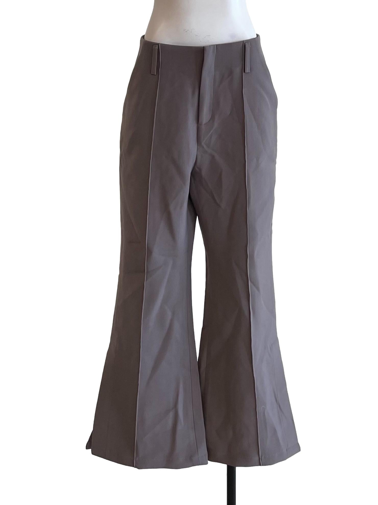 Graphite Ribbed Formal Pants