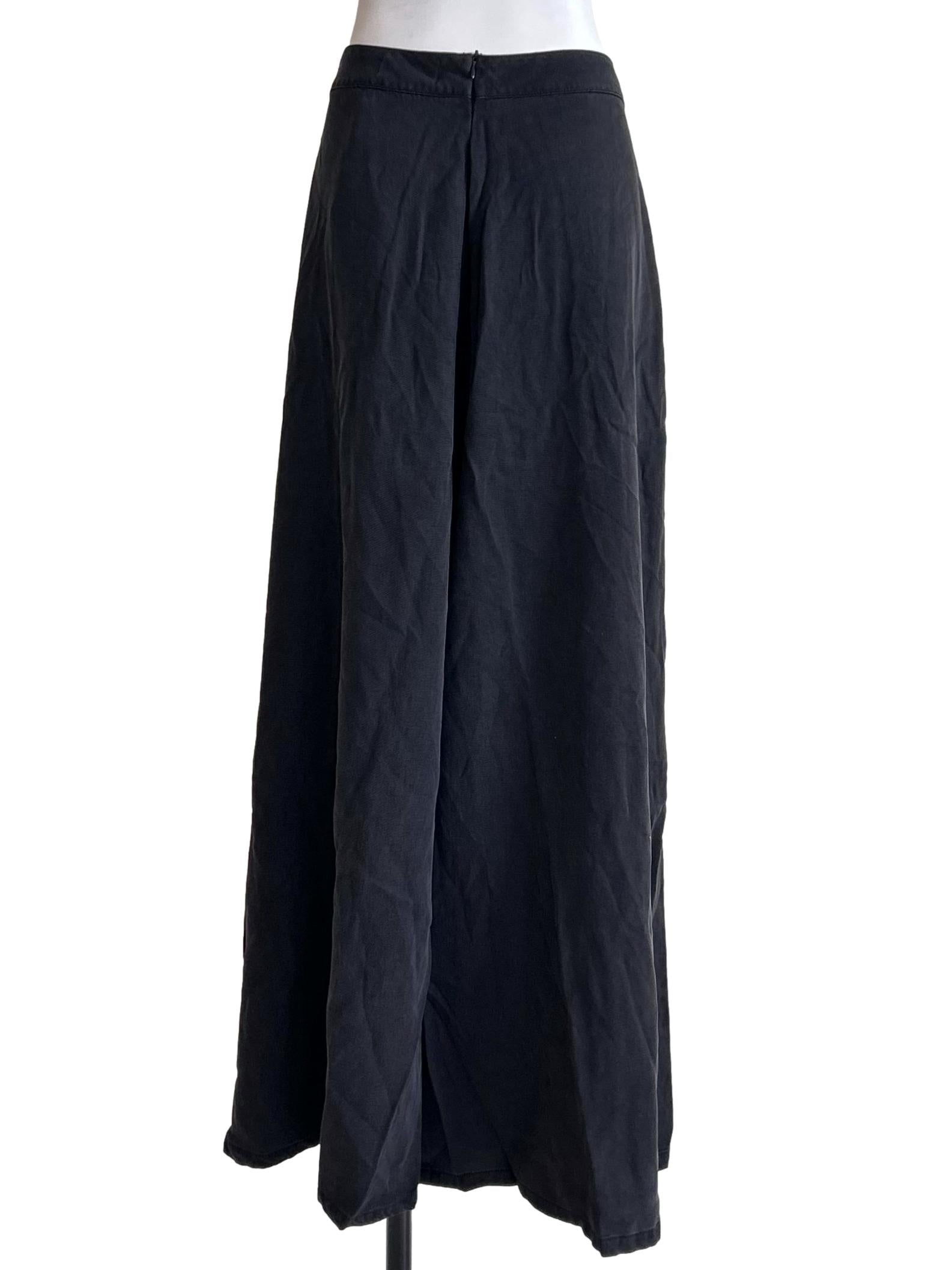Charcoal Wide Leg Culottes