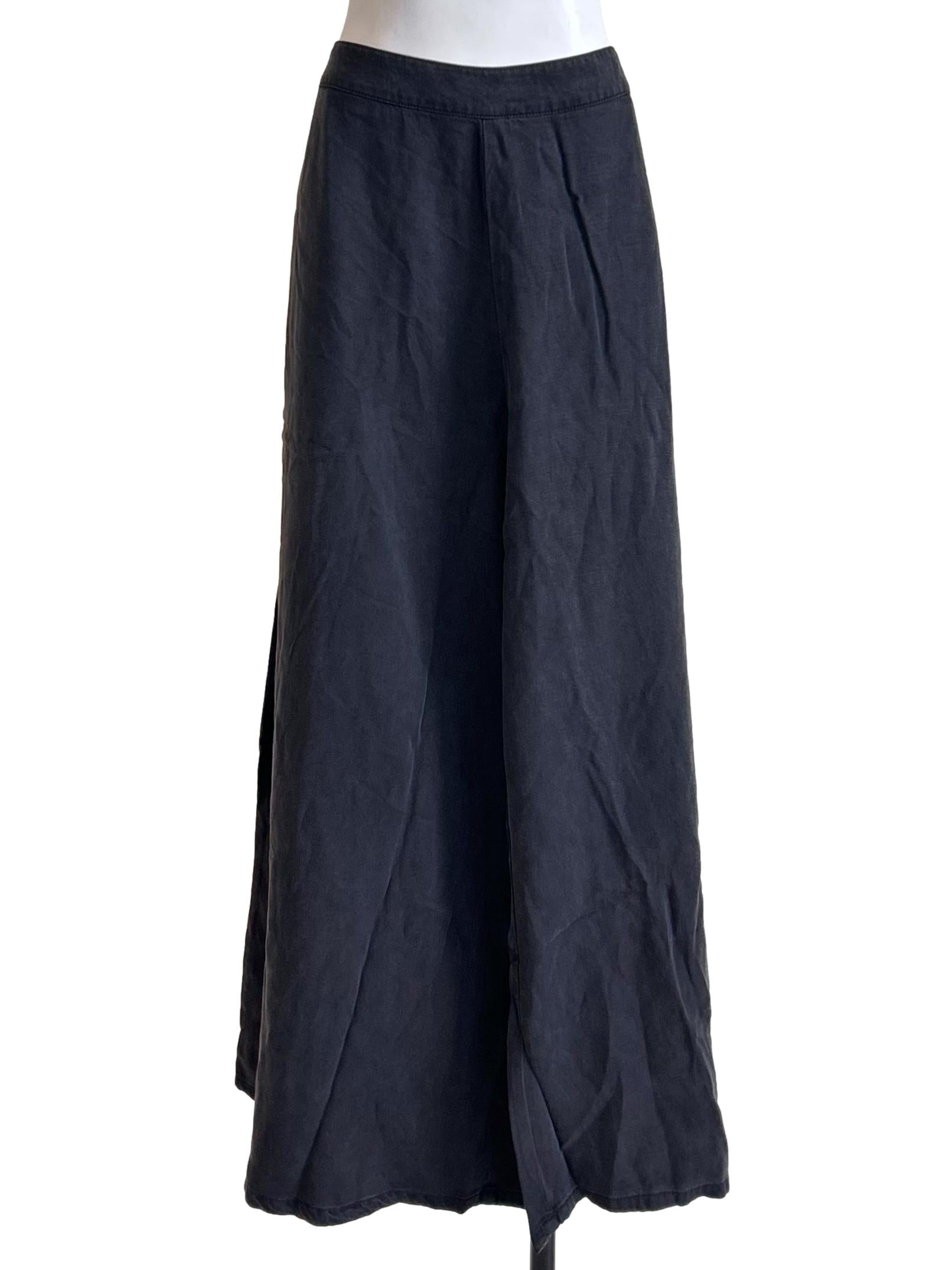 Charcoal Wide Leg Culottes