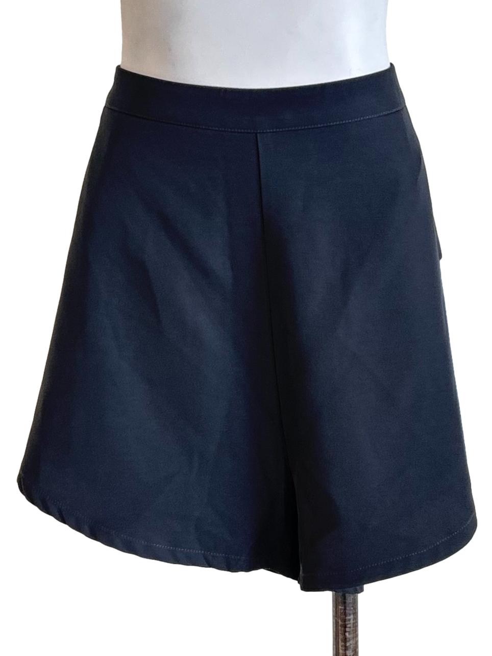 Charcoal Flared Casual Shorts