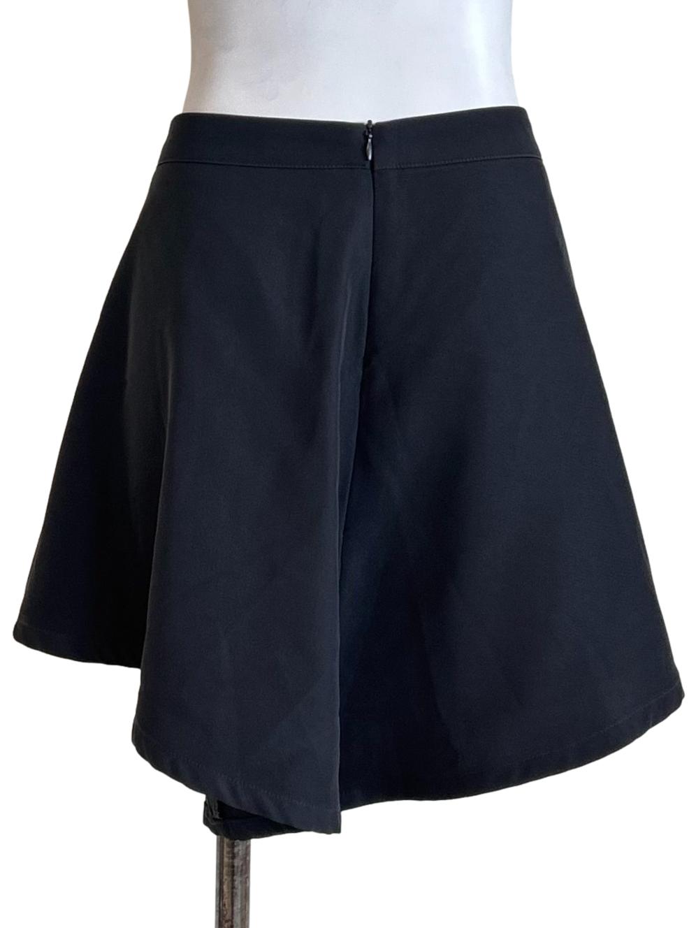 Charcoal Flared Casual Shorts