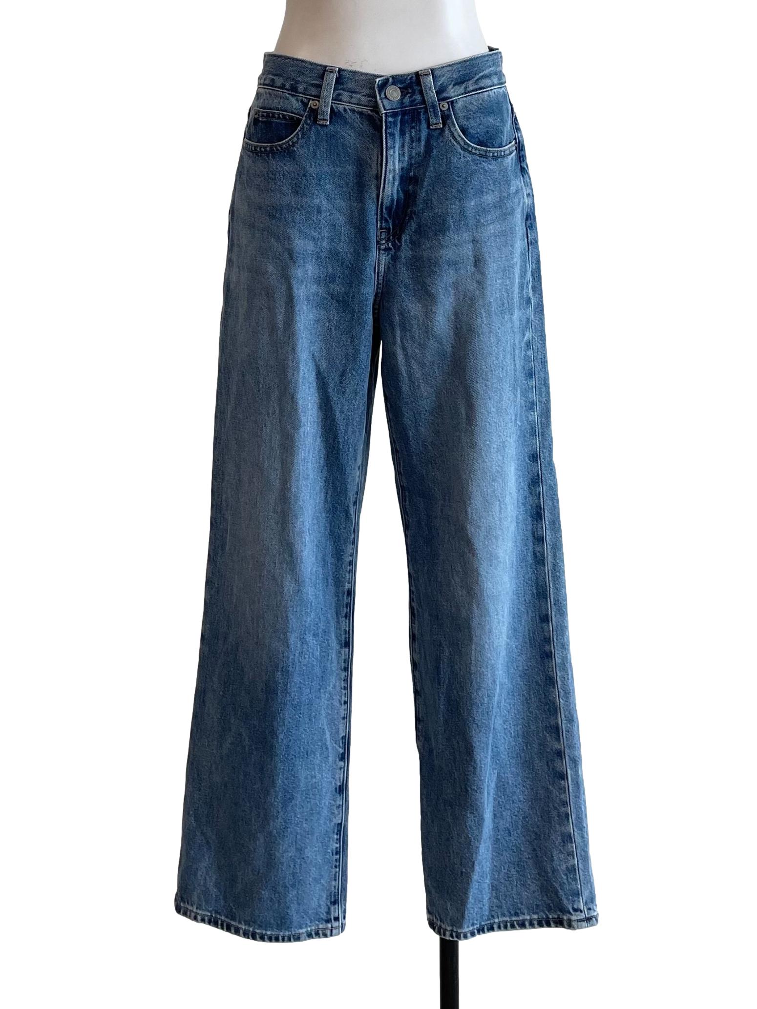Blue Straight Jeans