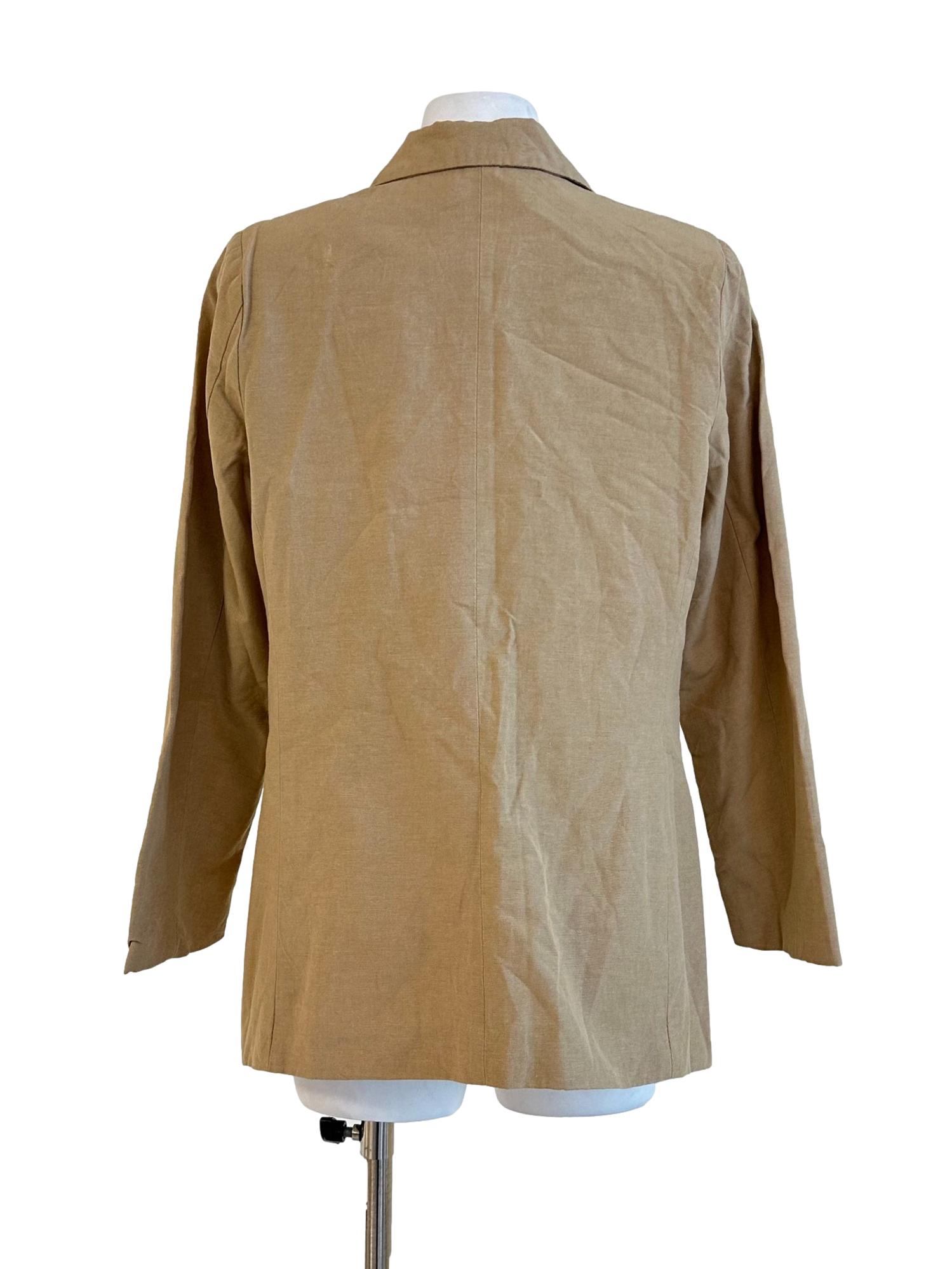 Biscotti Beige Plain Blazer