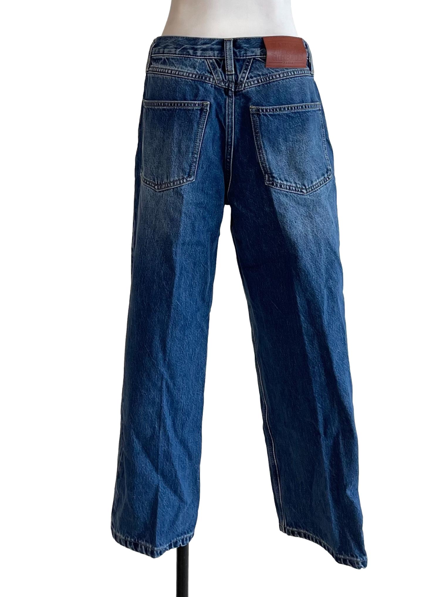 Blue Washed Baggy Jeans