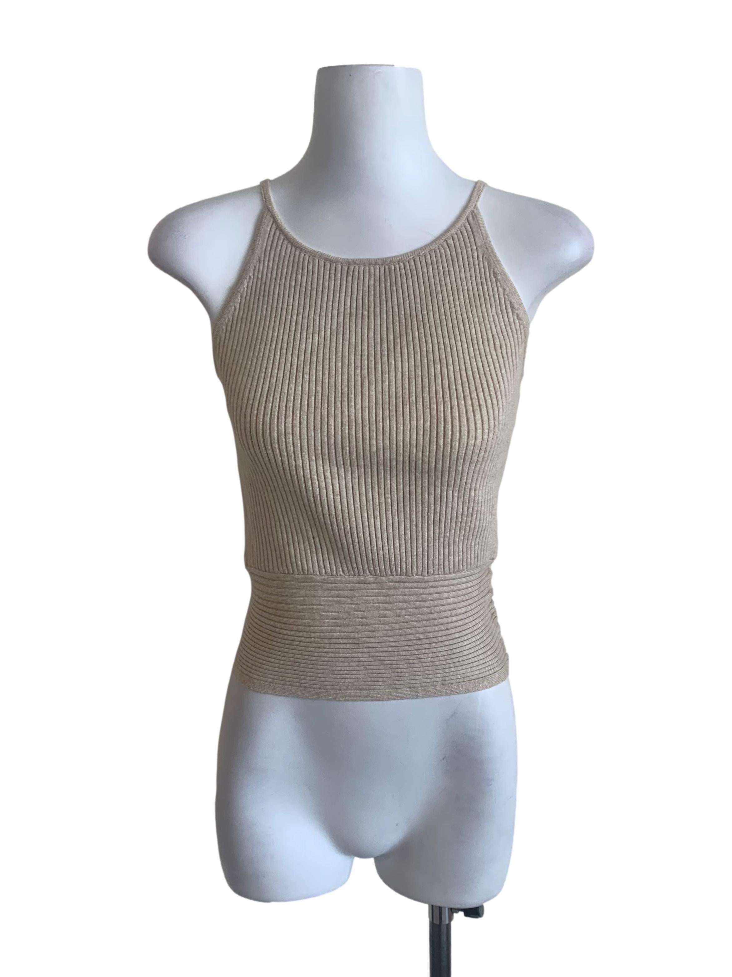Tan Beige Tank Top