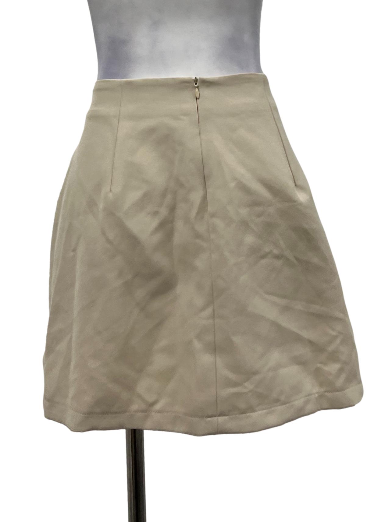 Cream Mini Skirt
