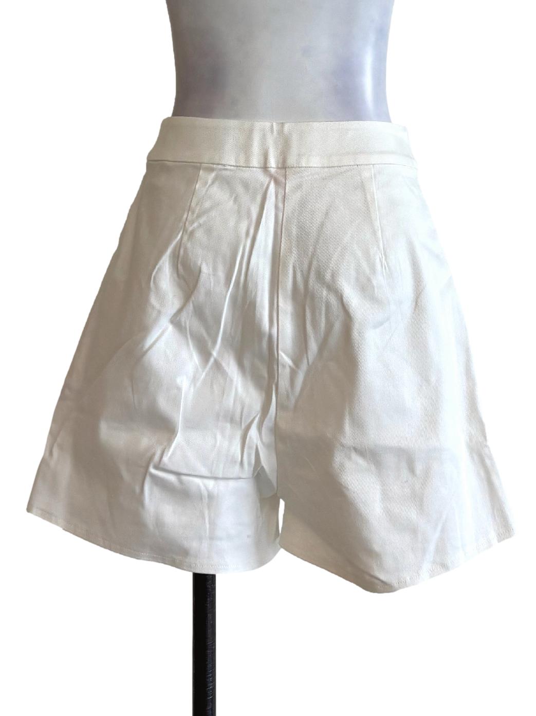 Powder White Shorts OSN