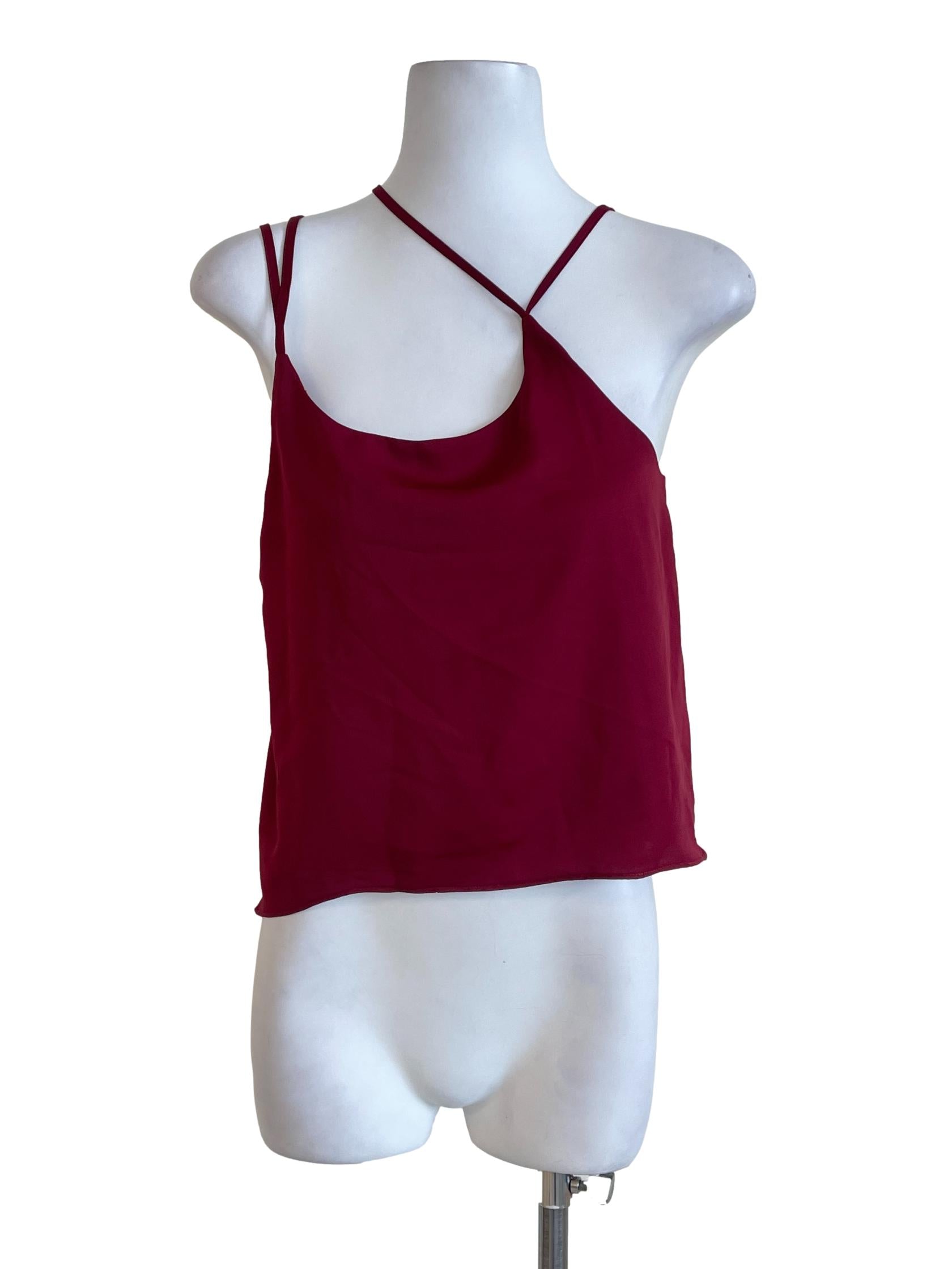 Scarlet Red Plain Top TCL