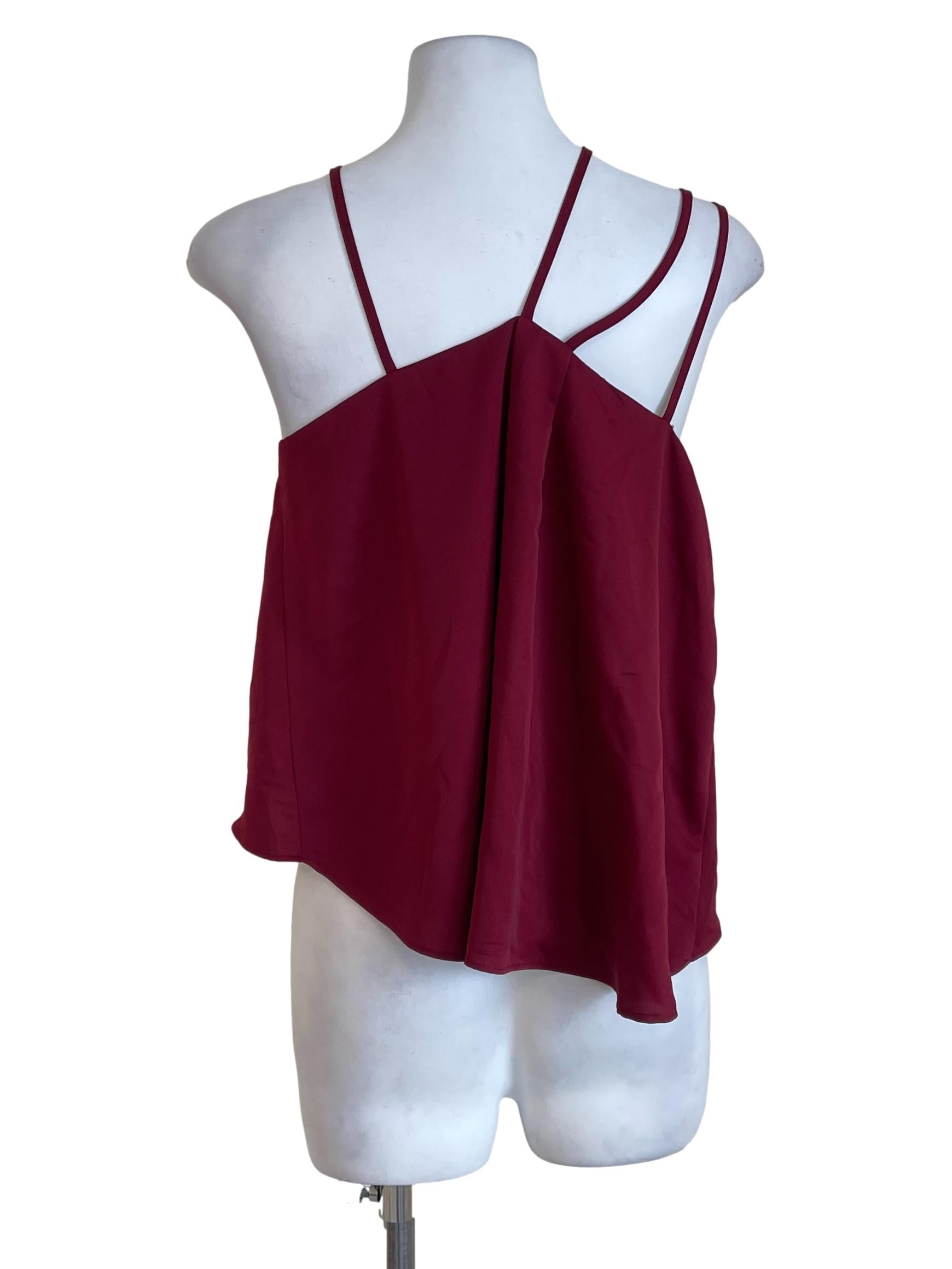 Scarlet Red Plain Top TCL