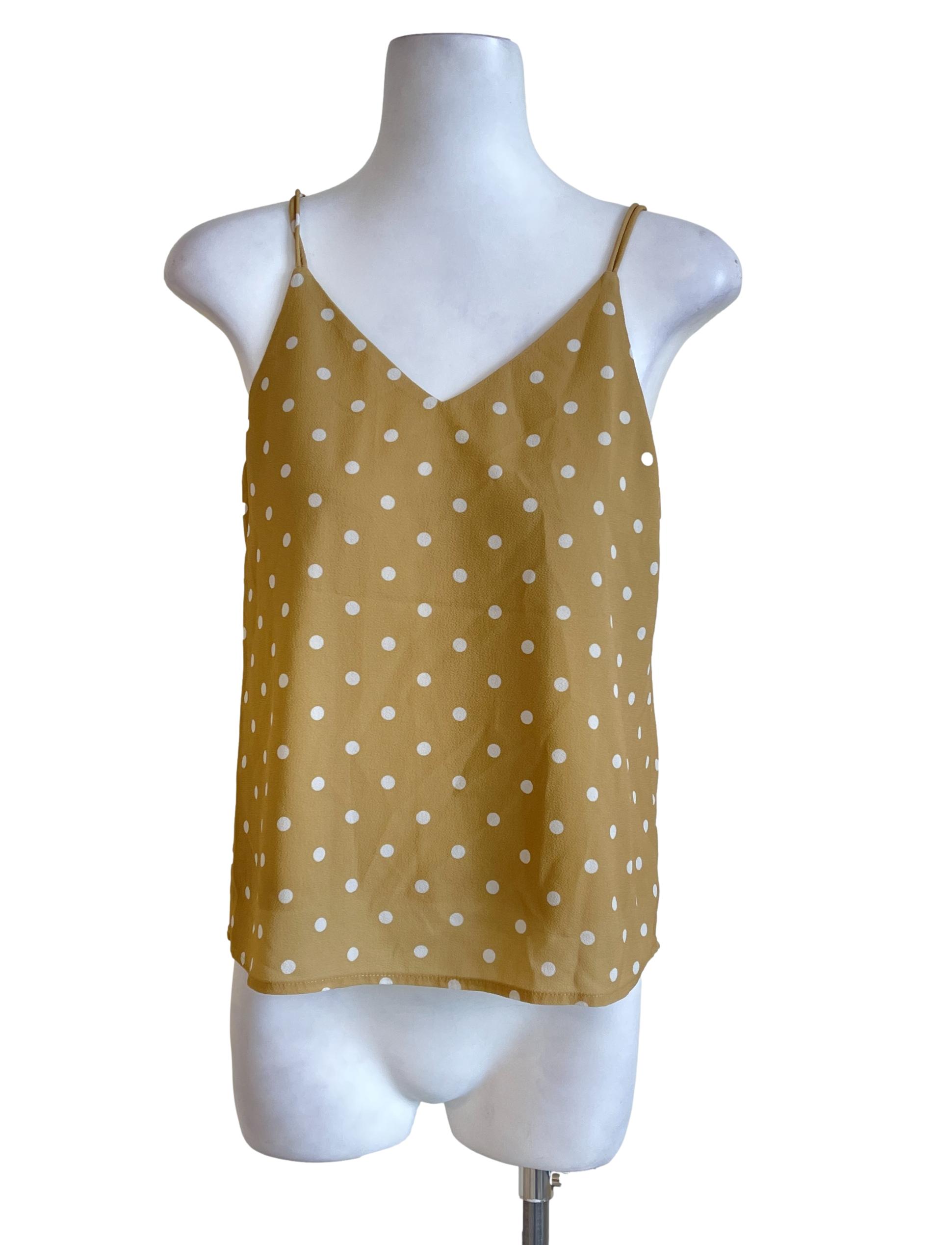 Polkadot Butter Yellow Top TCL