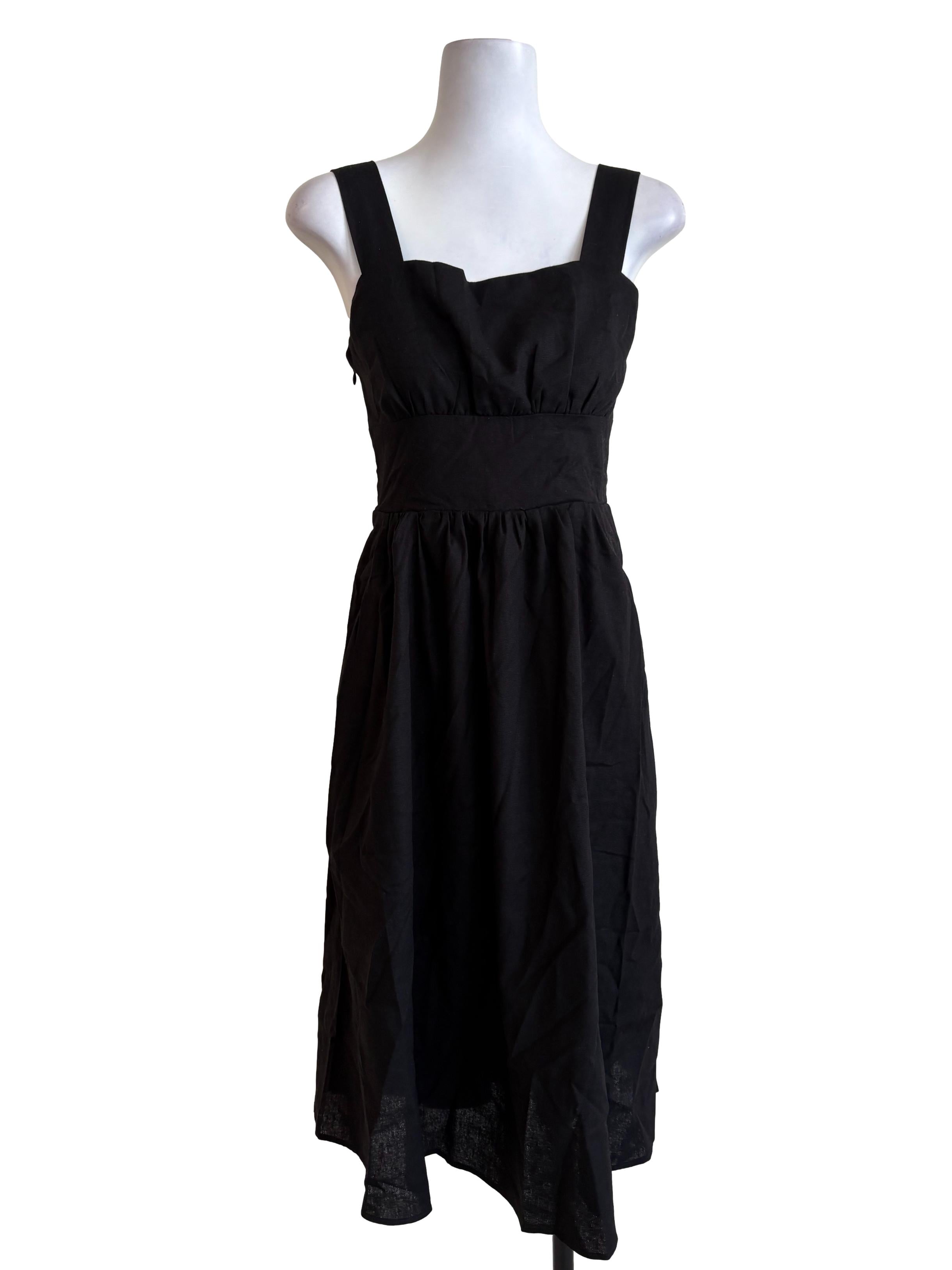 Black Back Cutout Dress