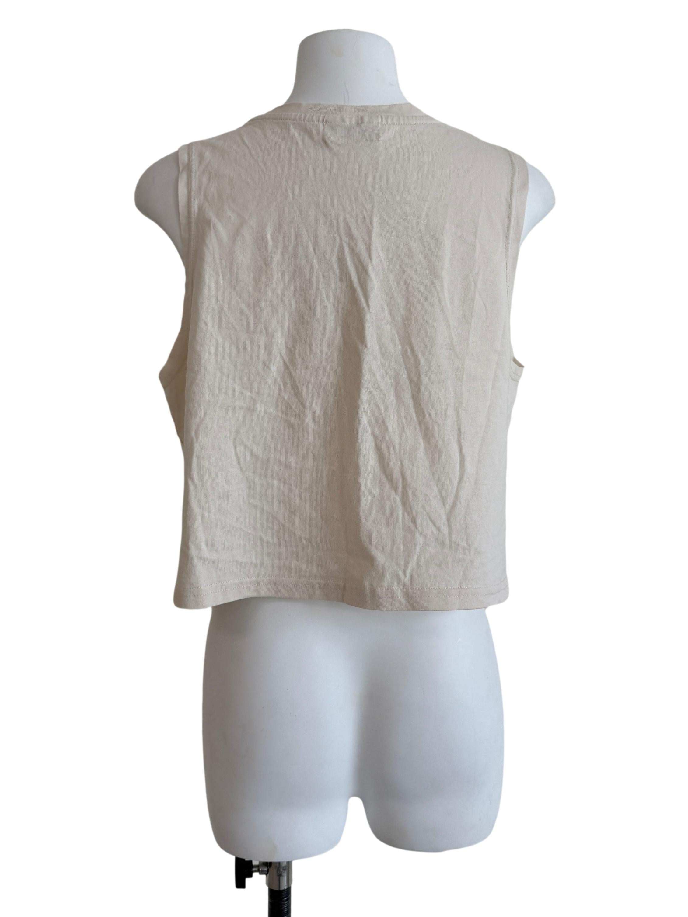 Ivory White Tank Top