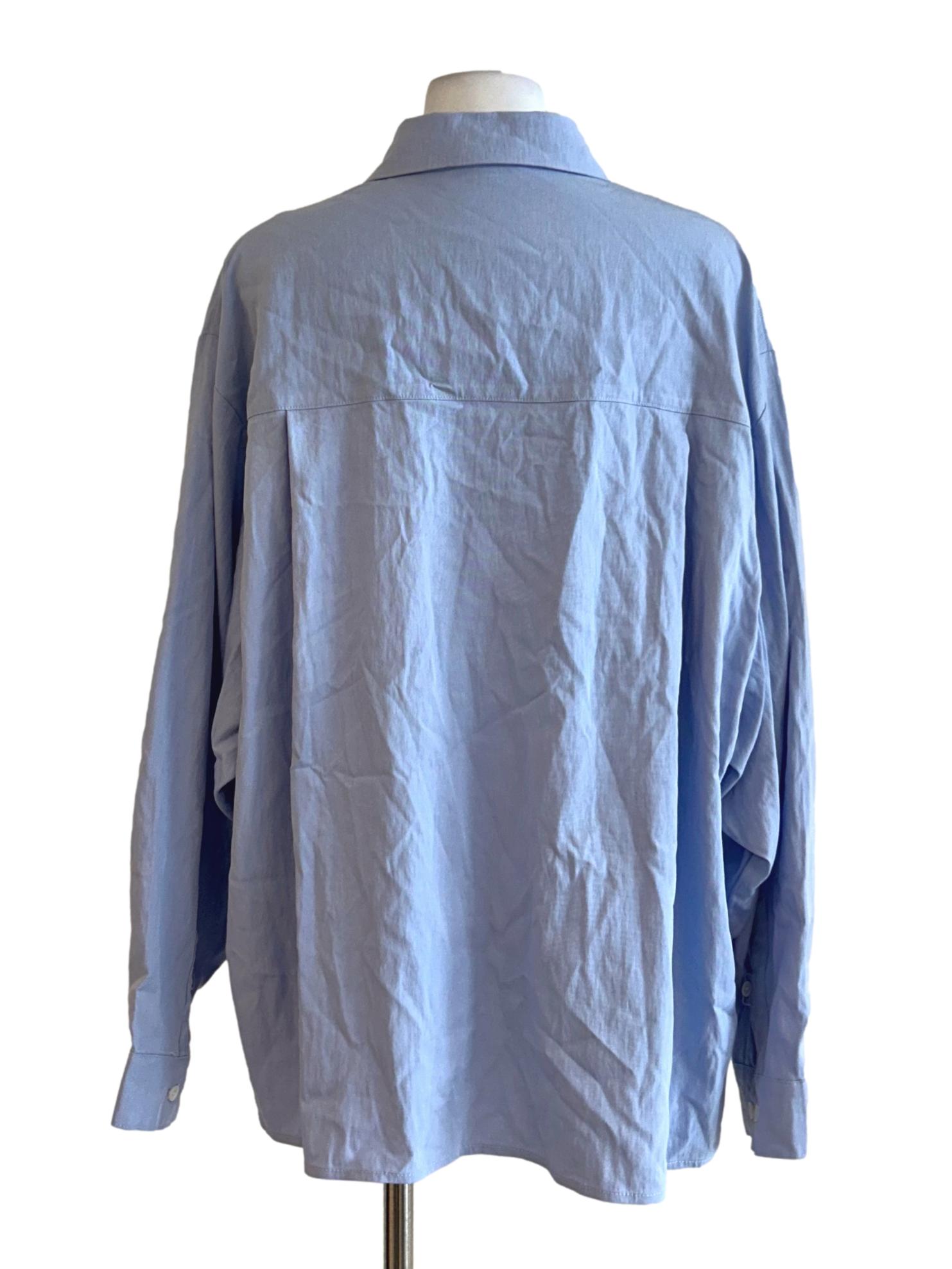 Pale Cornflower Blue Blouse