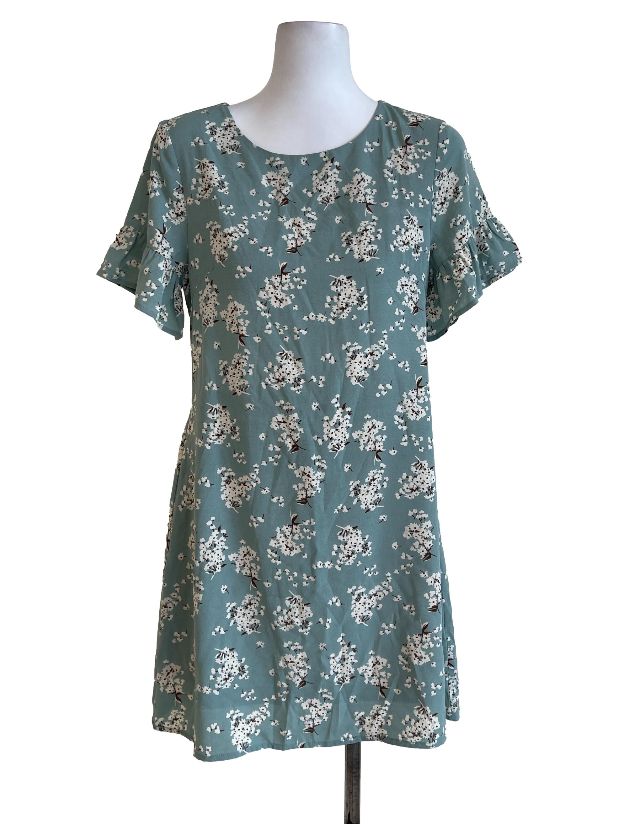 Fern Green Flower Dress