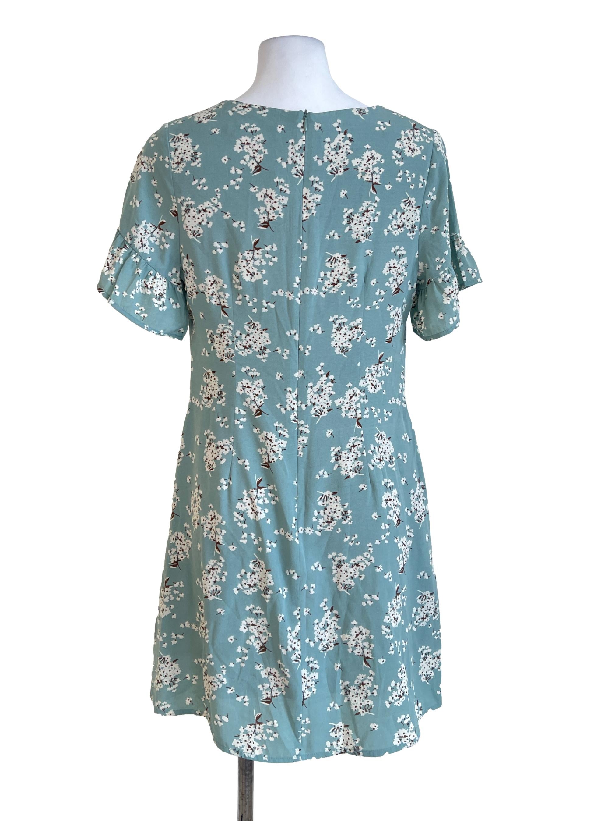 Fern Green Flower Dress