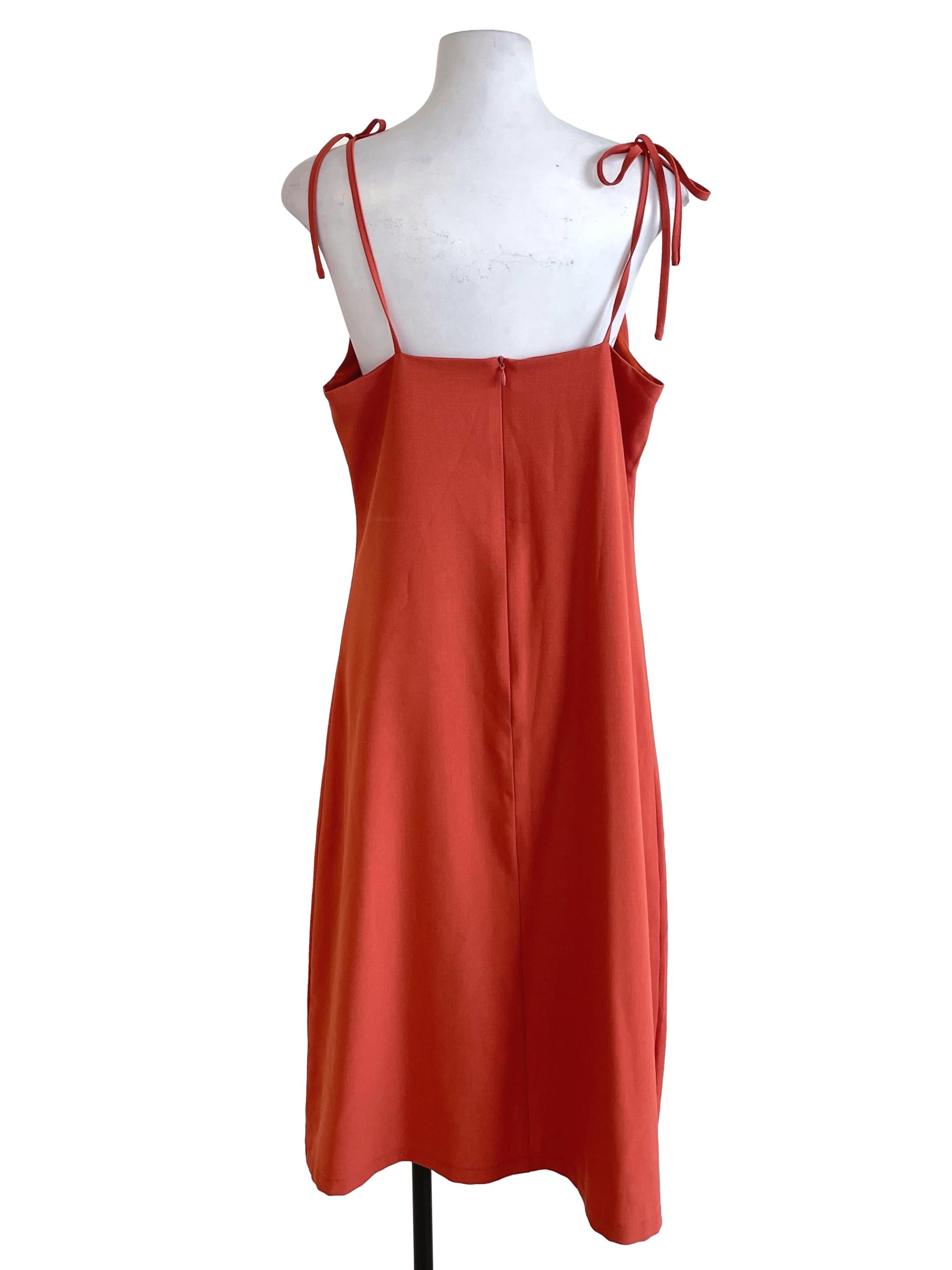 Playdress Orange A-Line Dress | REFASH