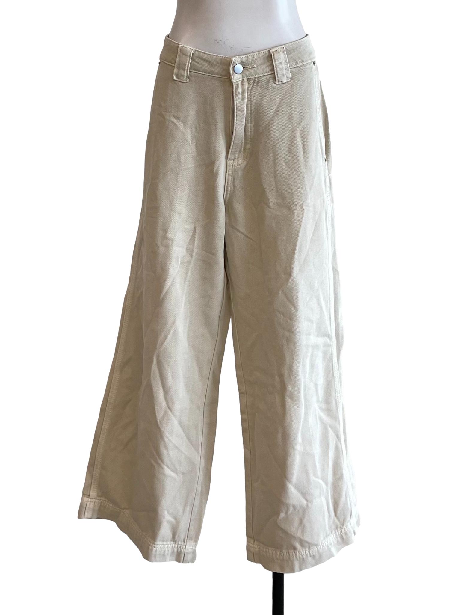 Light Beige Baggy Jeans
