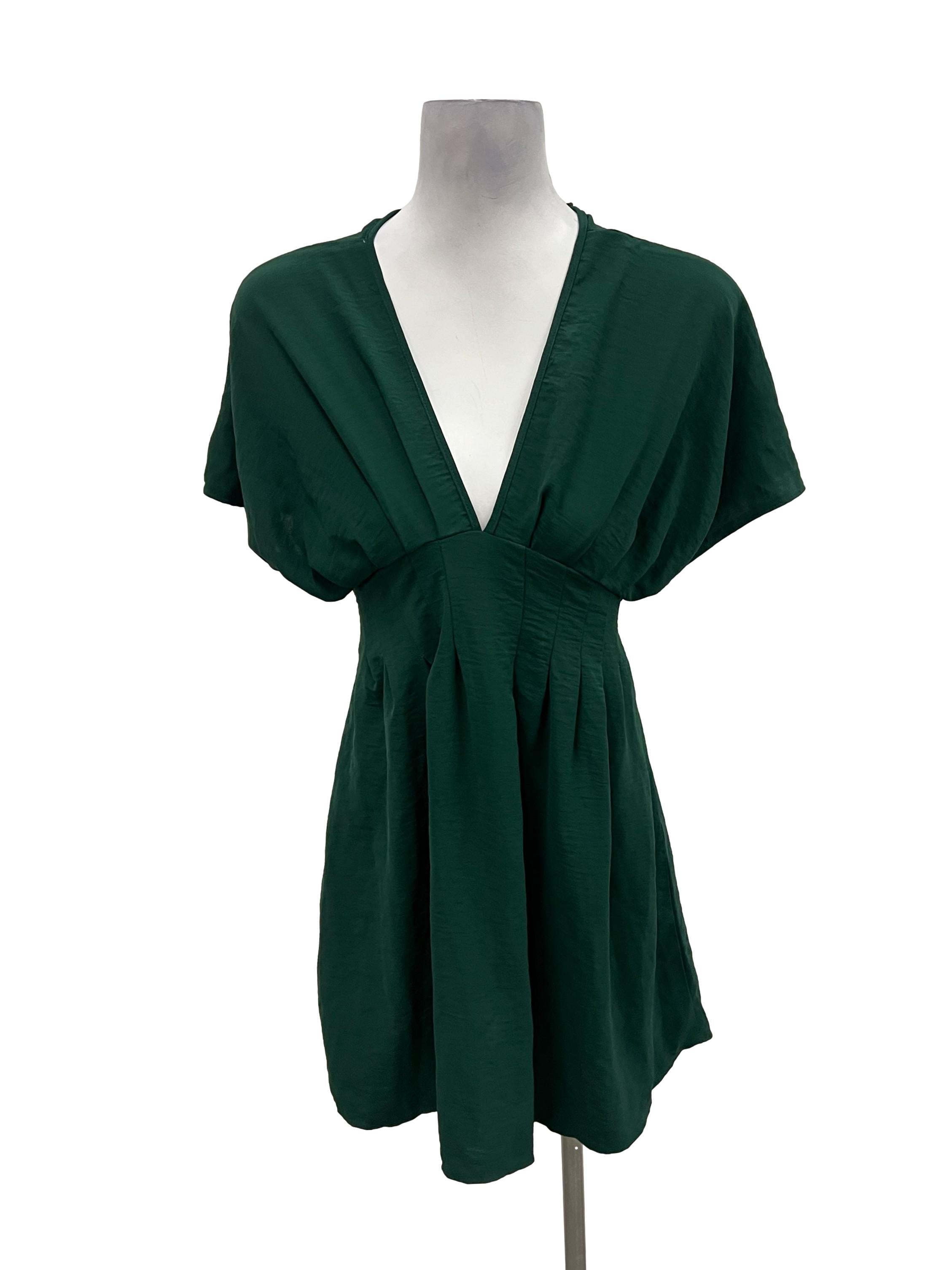 Emerald Dropwaist Dress