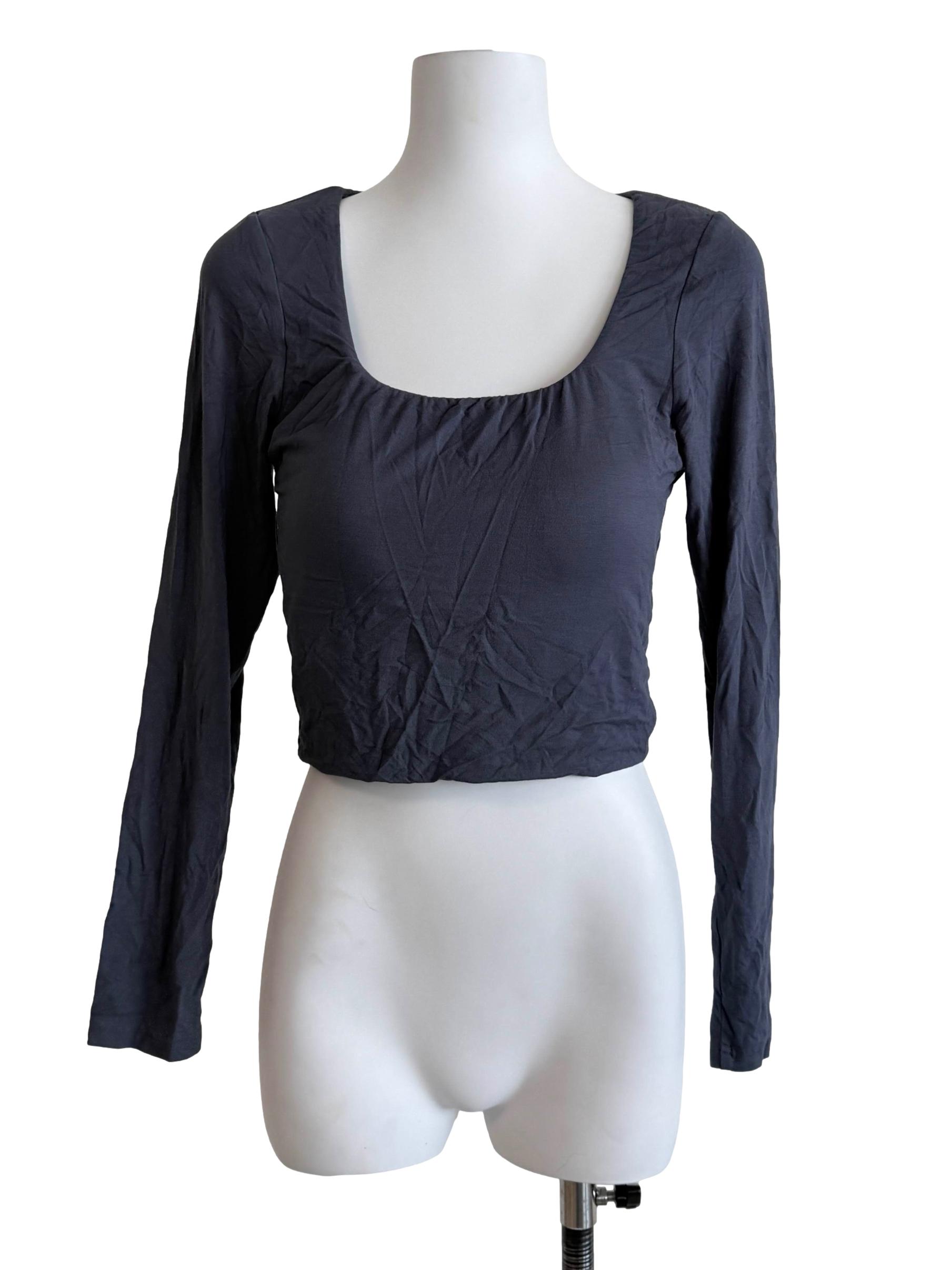 Aegean Blue Long Sleeves Top