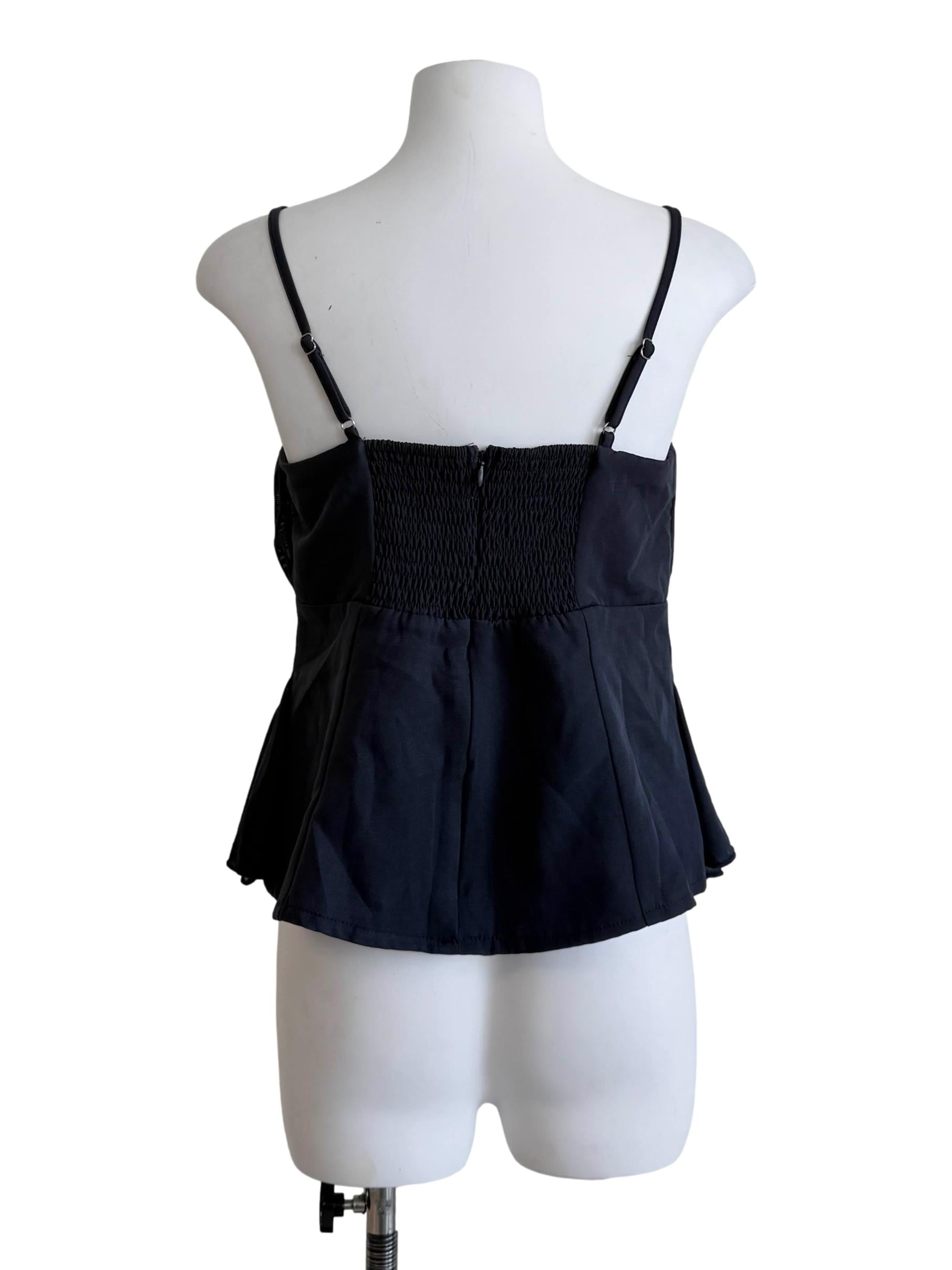 Denim Blue Spaghetti Strap Top